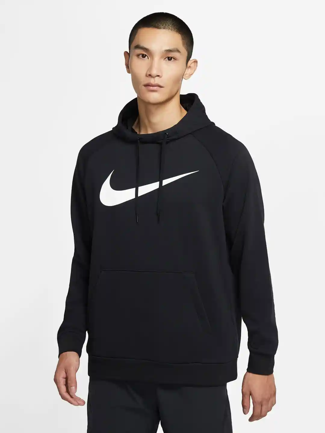 Buy Nike Men Black Printed Dri-Fit Hooded Training Sweatshirt