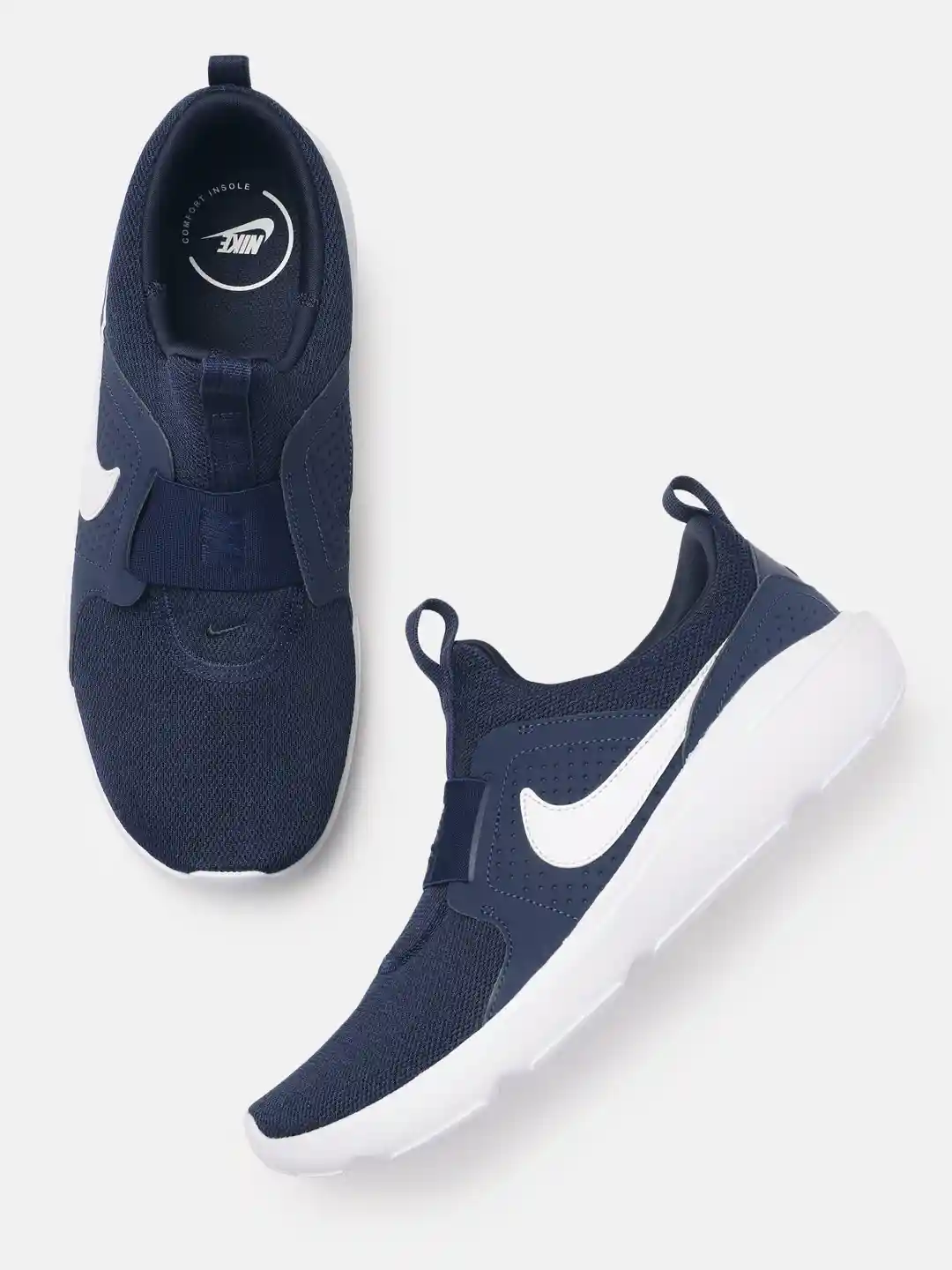 Buy Nike Men Navy Blue Solid AD COMFORT Sneakers Casual Shoes
