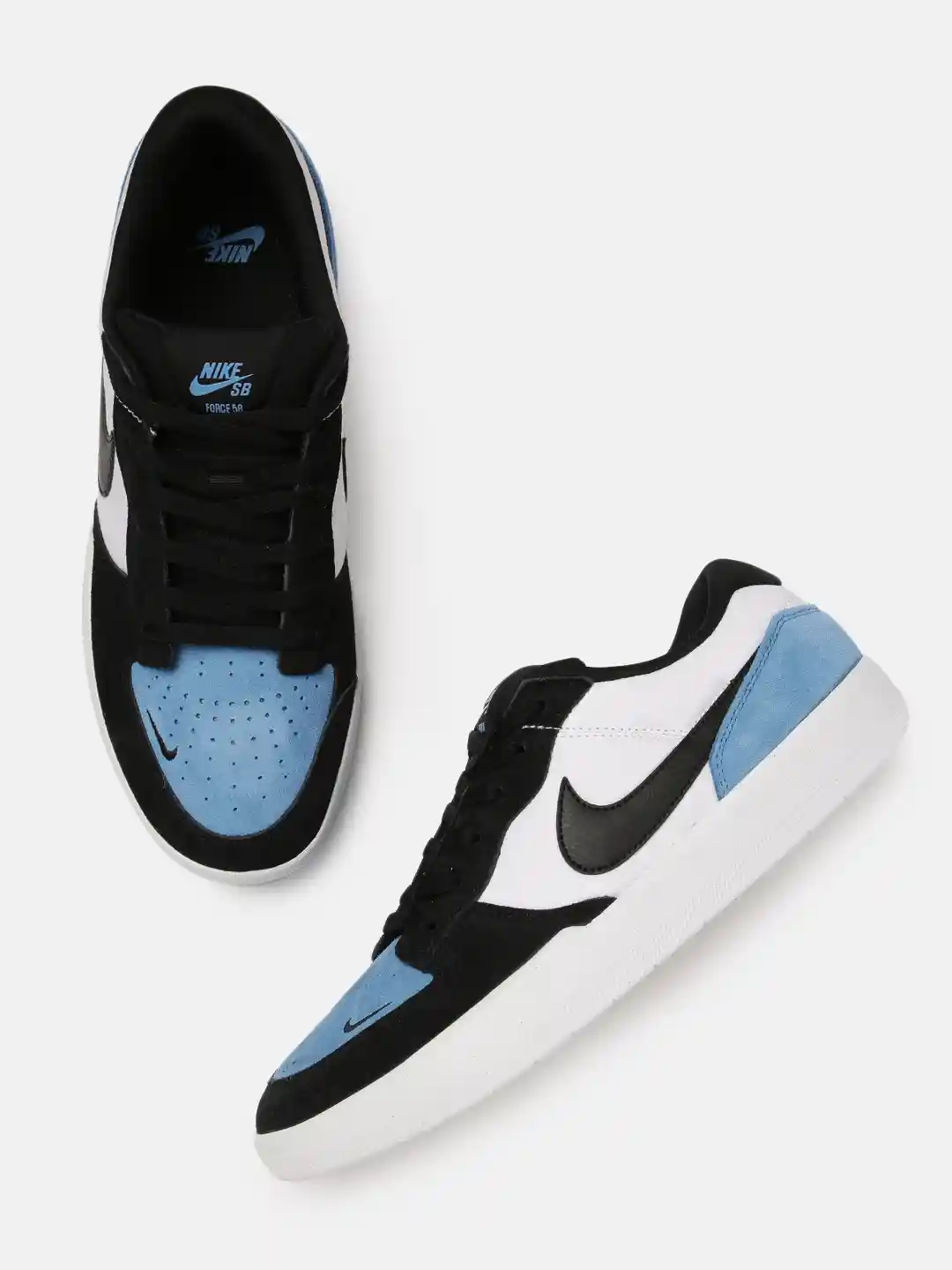 Buy Nike Unisex Black-Blue White Colourblocked SB Force 58