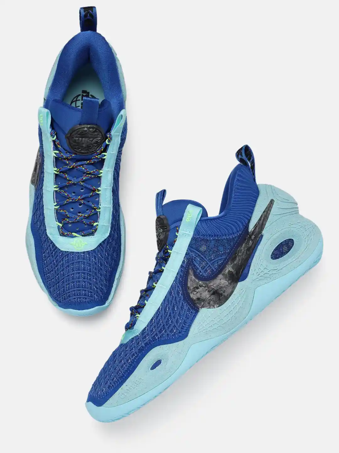 Buy Nike Unisex Blue Black Colourblocked Cosmic Unity Basketball