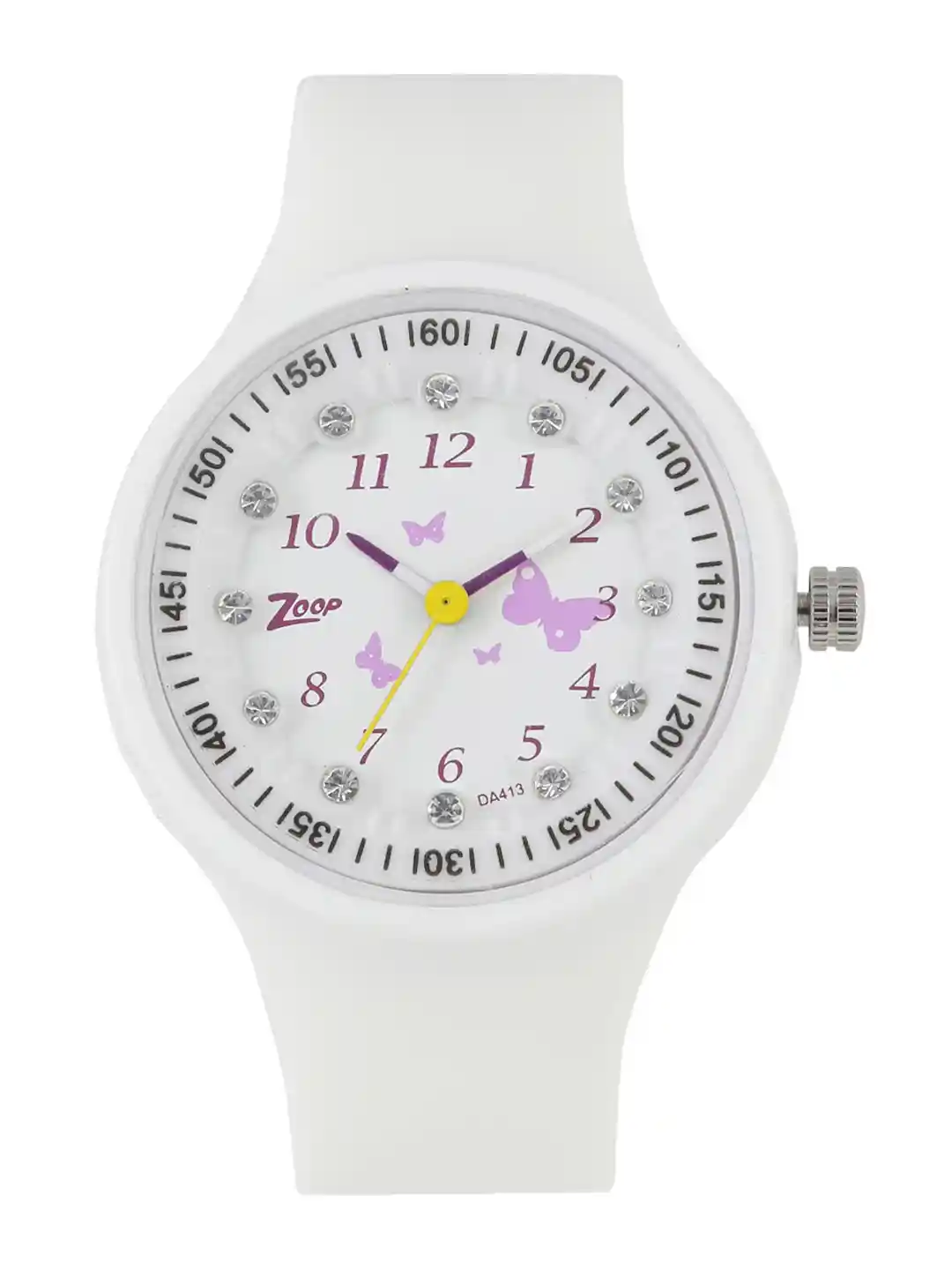 Buy ZOOP from TITAN by Titan Girls White Printed Dial Watch