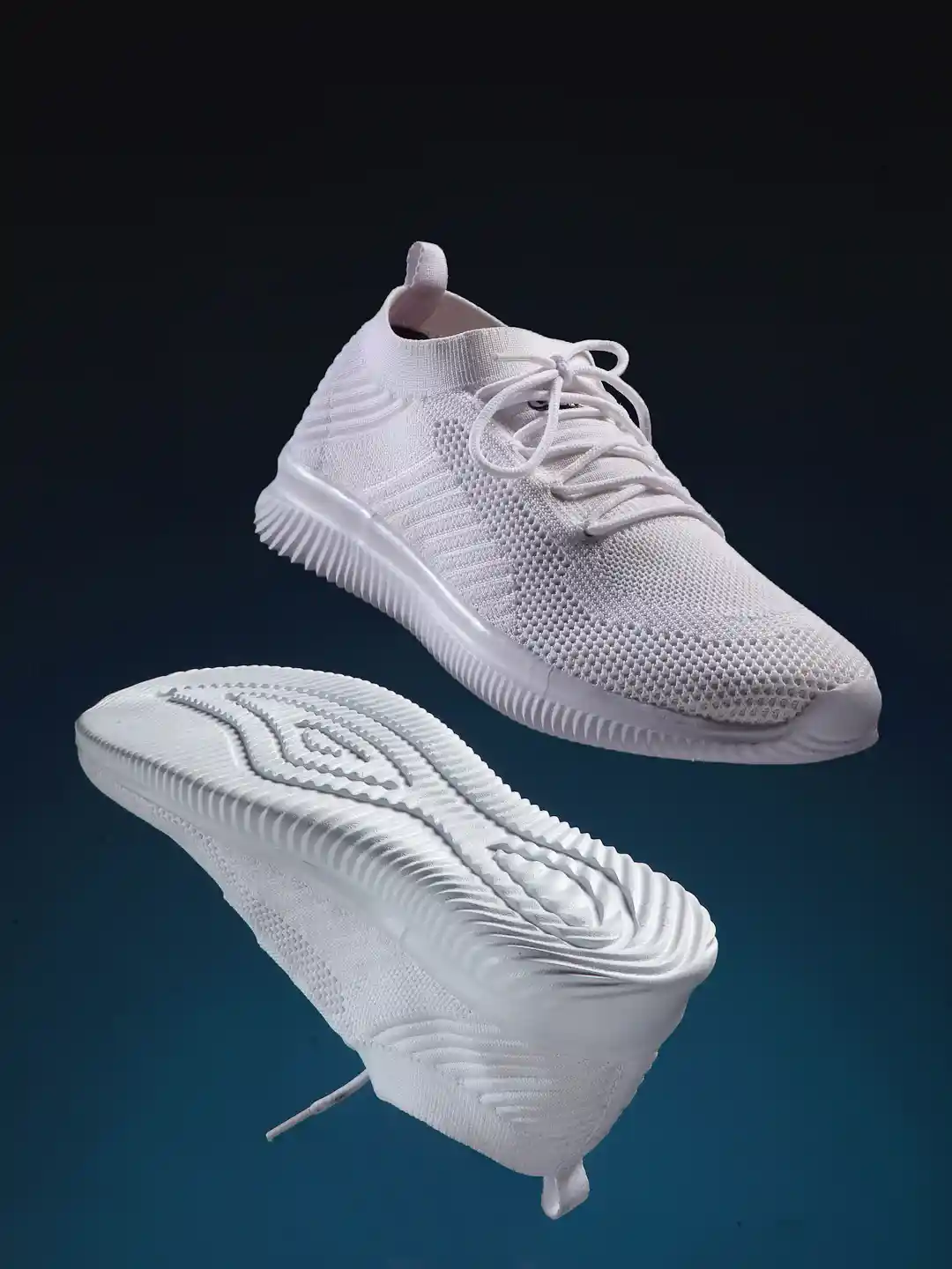 Buy ASIAN Men White Textile Running Shoes Sports Shoes for Men