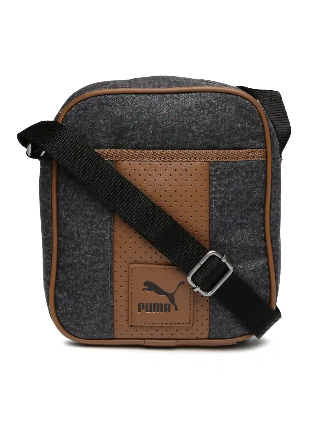 Buy Puma Unisex Grey Brown Grade Portable Sling Bag Handbags