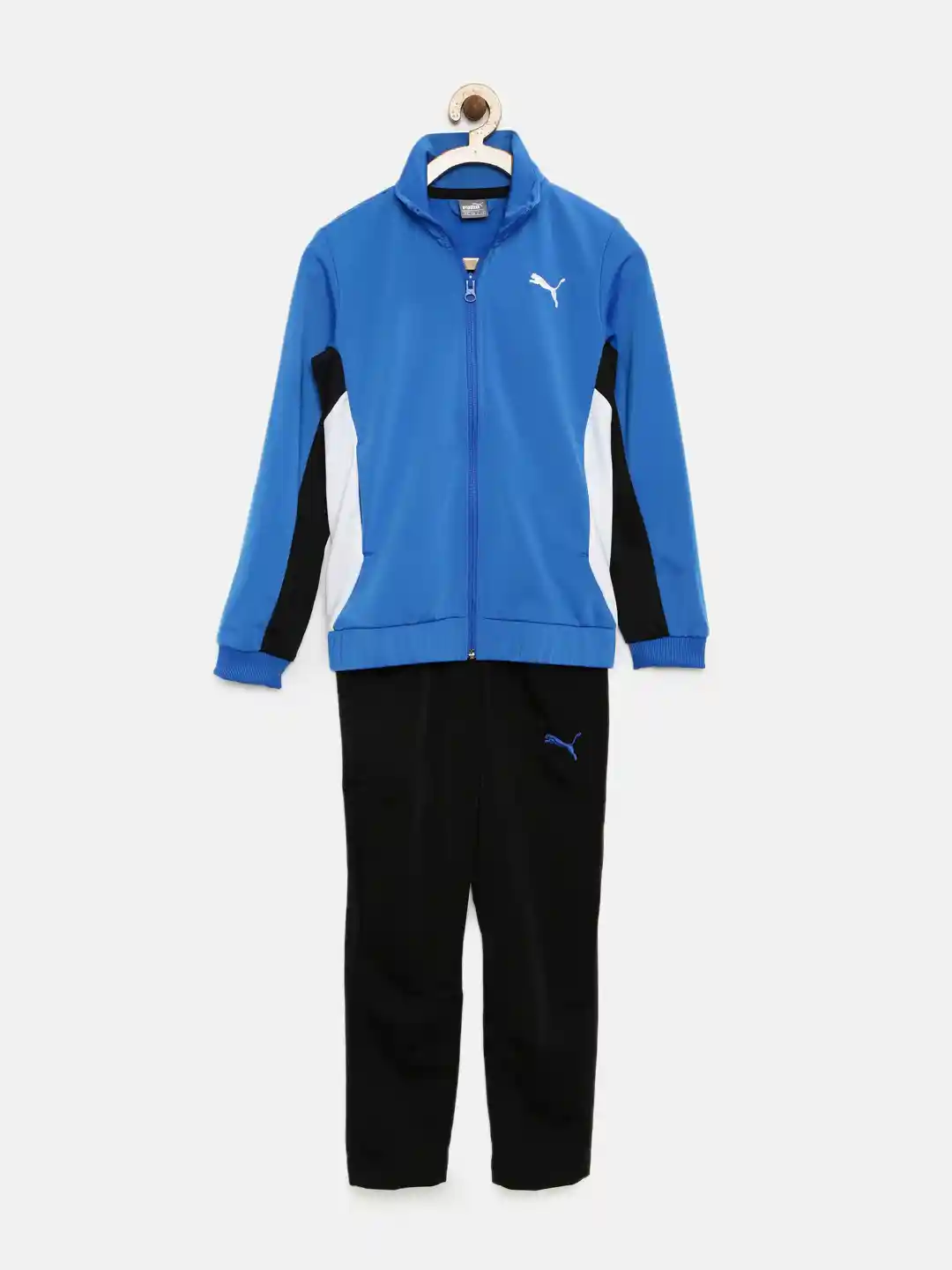 Buy PUMA Boys Blue Black Polyester Rebel Tracksuit Tracksuits