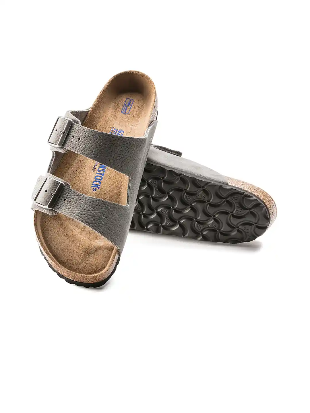 Buy Birkenstock Arizona Soft Footbed Desert Buck Whale Gray