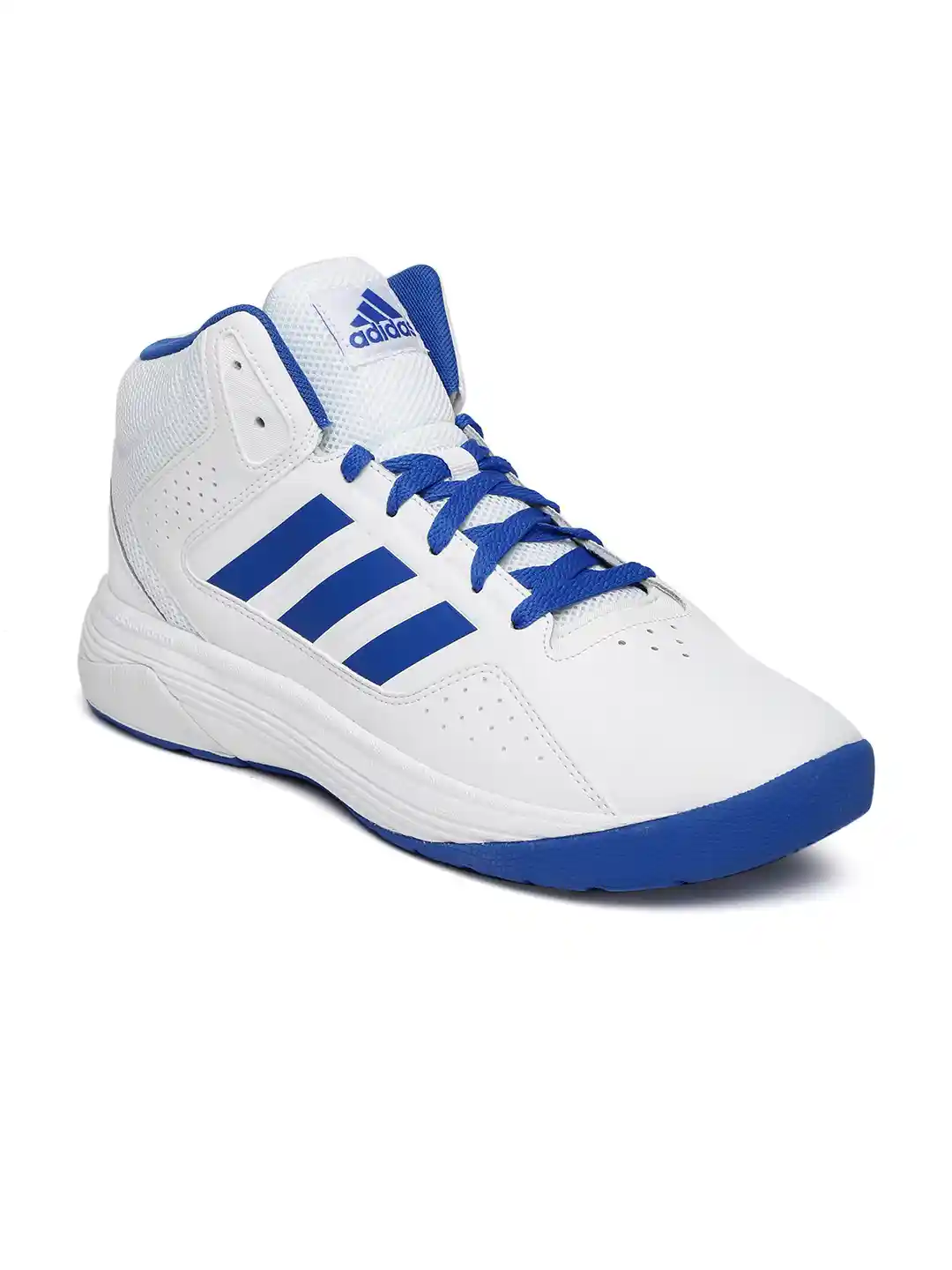 Buy ADIDAS NEO Men White Cloudfoam Ilation Mid-Top Sneakers