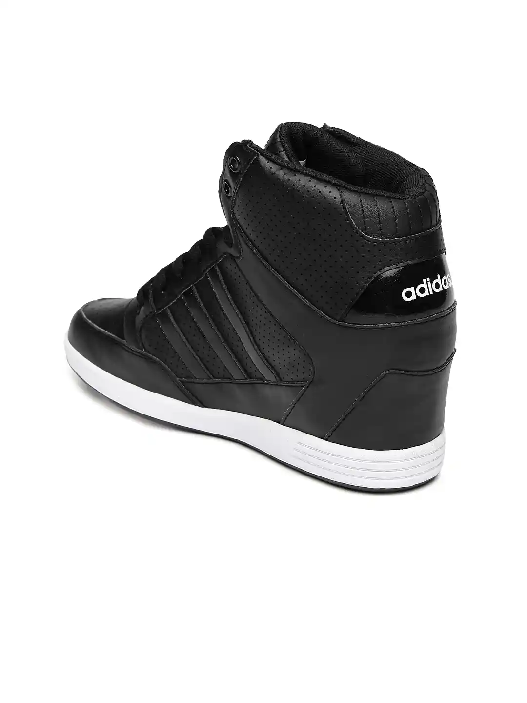 Buy ADIDAS NEO Women Black Super Wedge Sneakers Casual Shoes for
