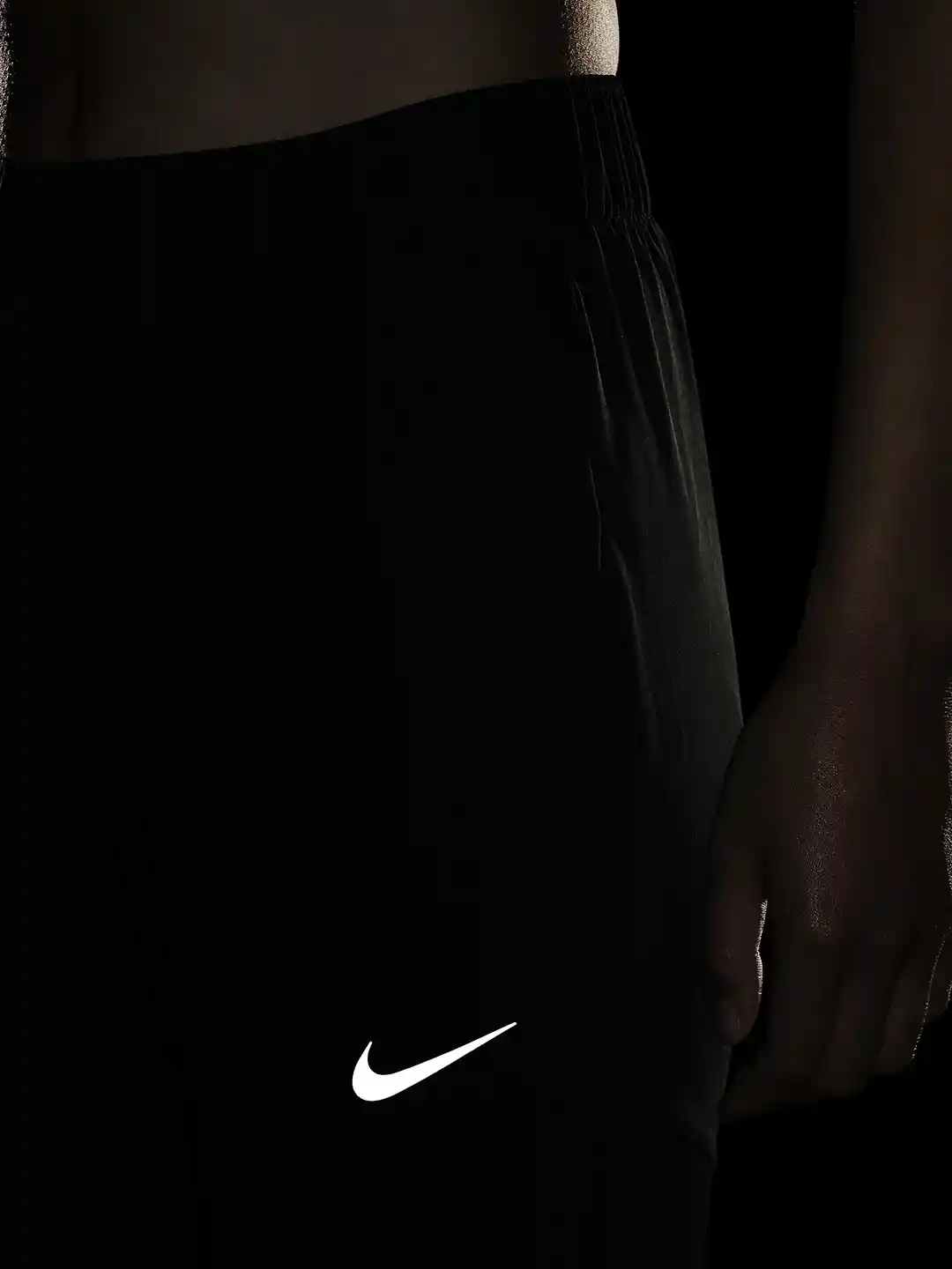 Buy Nike Women Black Dri-FIT Essential Trackpants Track Pants