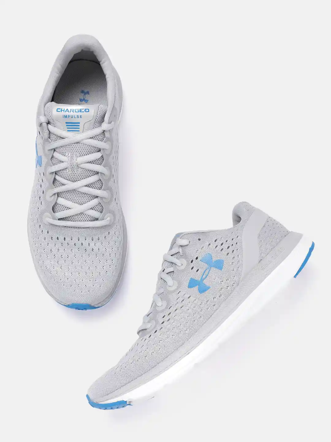 Buy UNDER ARMOUR Men Grey Charged Impulse Running Shoes Sports