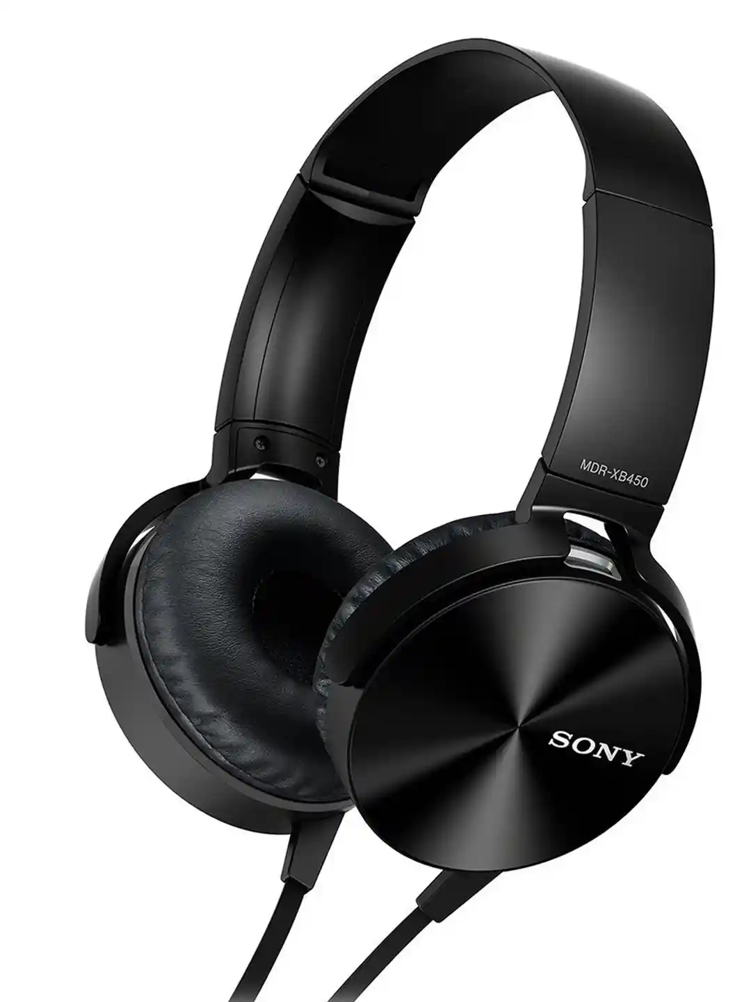 Buy Sony Black On-Ear Headphones with Bass-Boost Vibration MDR