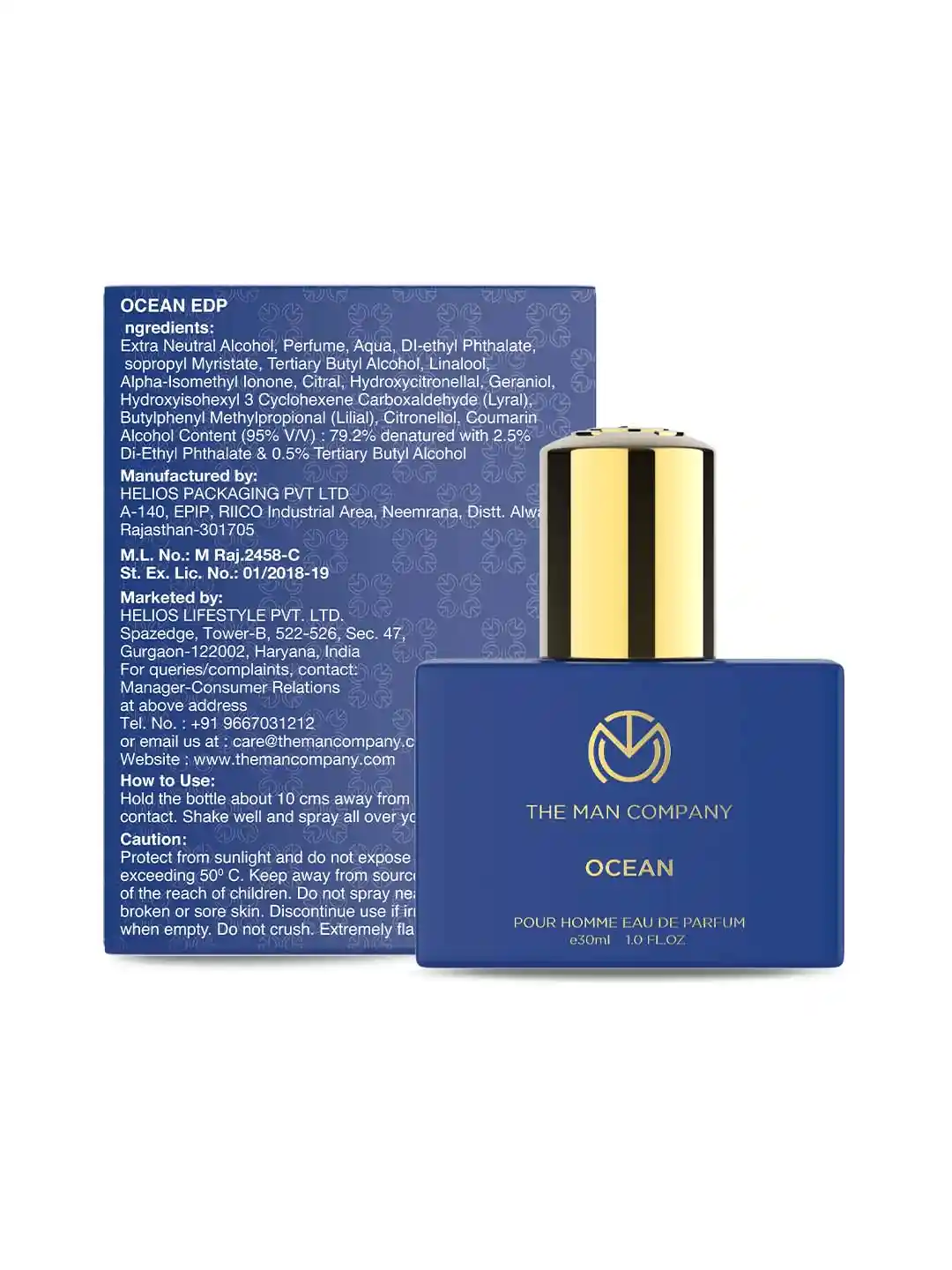 Buy THE MAN COMPANY Men Blue Ocean Pour Homme EAU De Perfume 30 ml