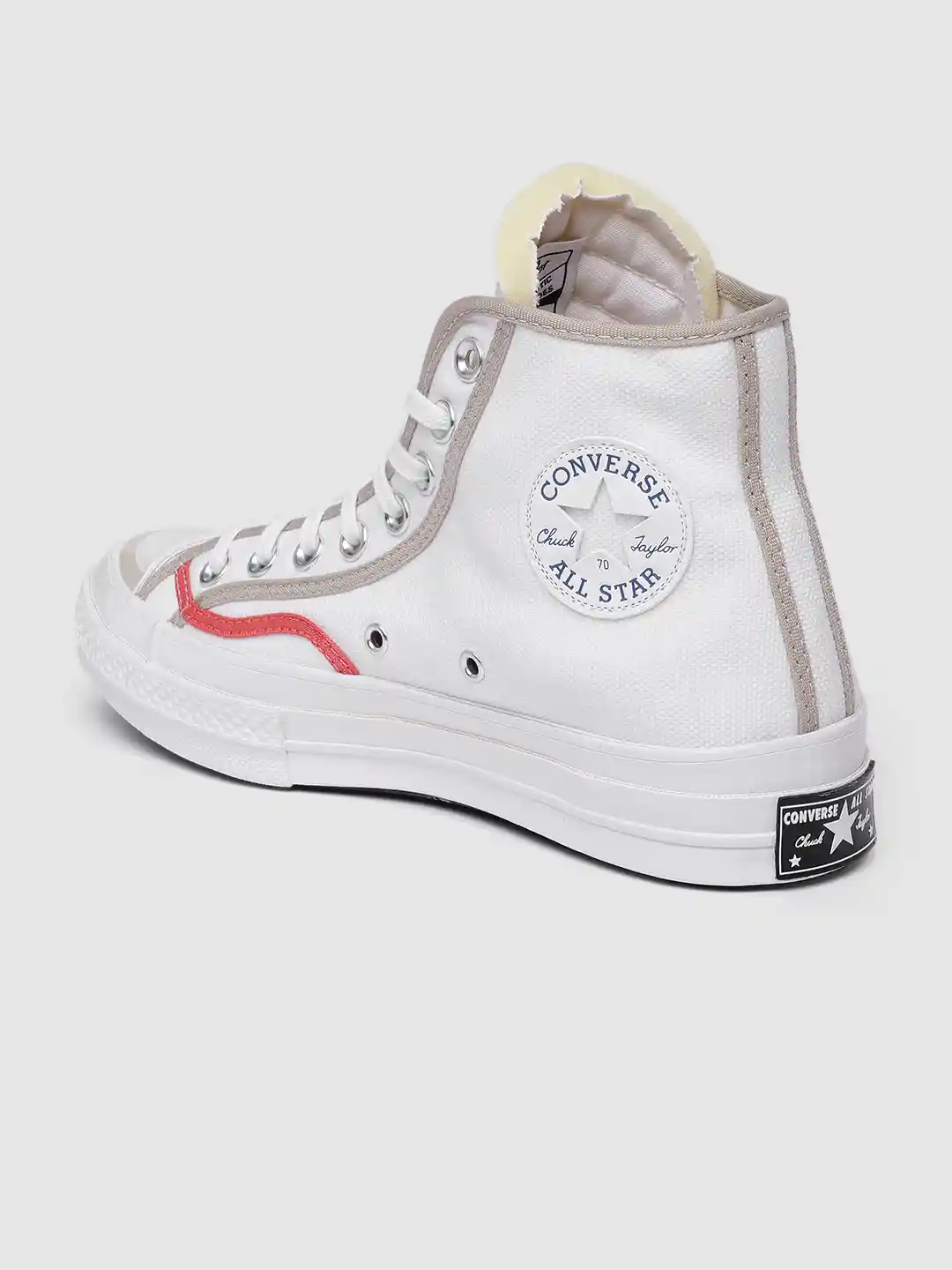 Buy Converse Men White Solid Chuck 70 French Binding High-Top