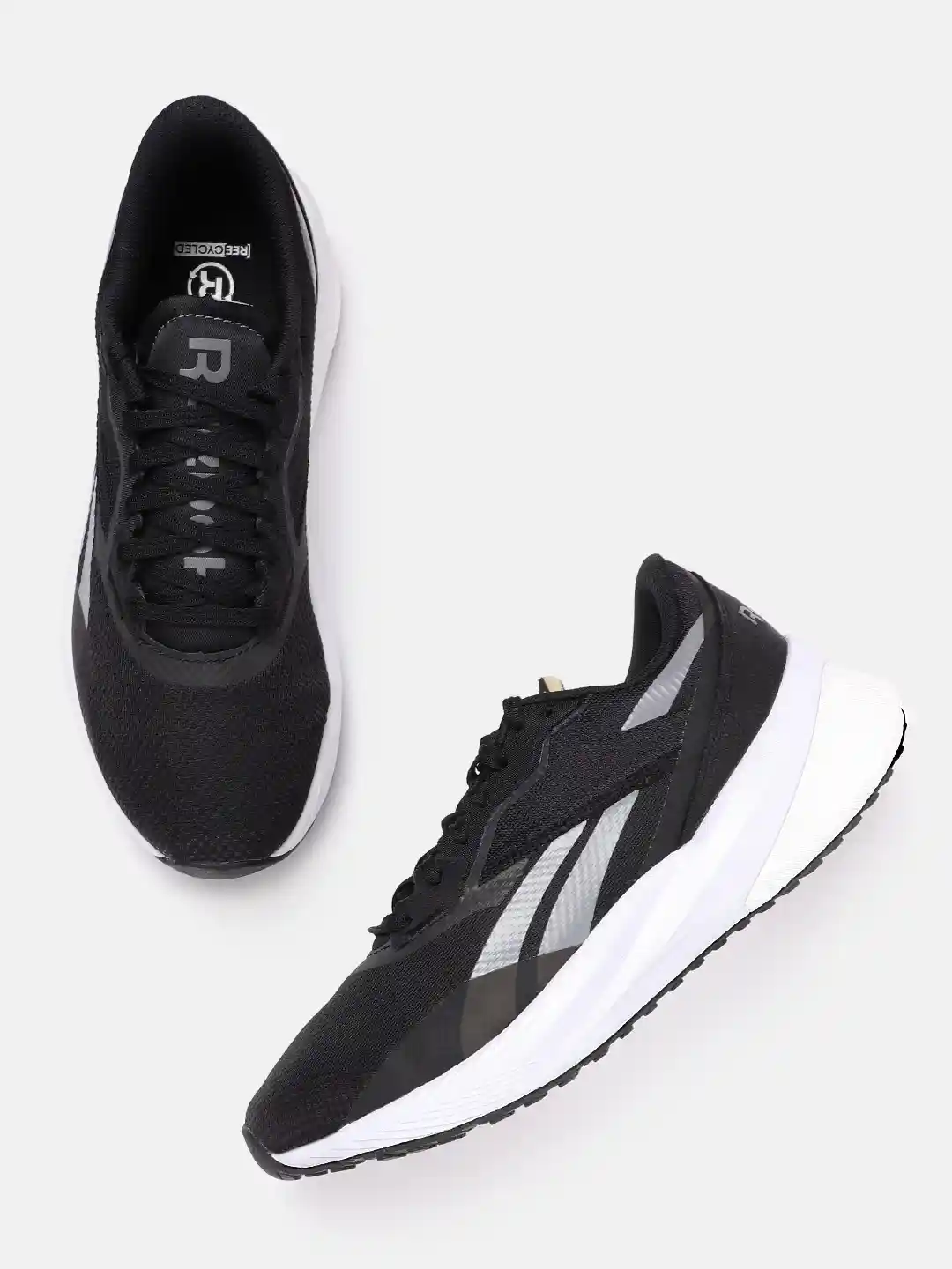 Buy Reebok Men Black Woven Design Floatride Energy Streak Running