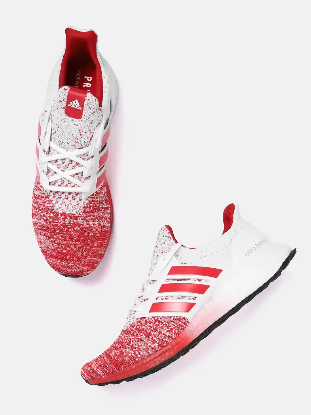 Buy ADIDAS Men White Red Woven Design Ultraboost DNA