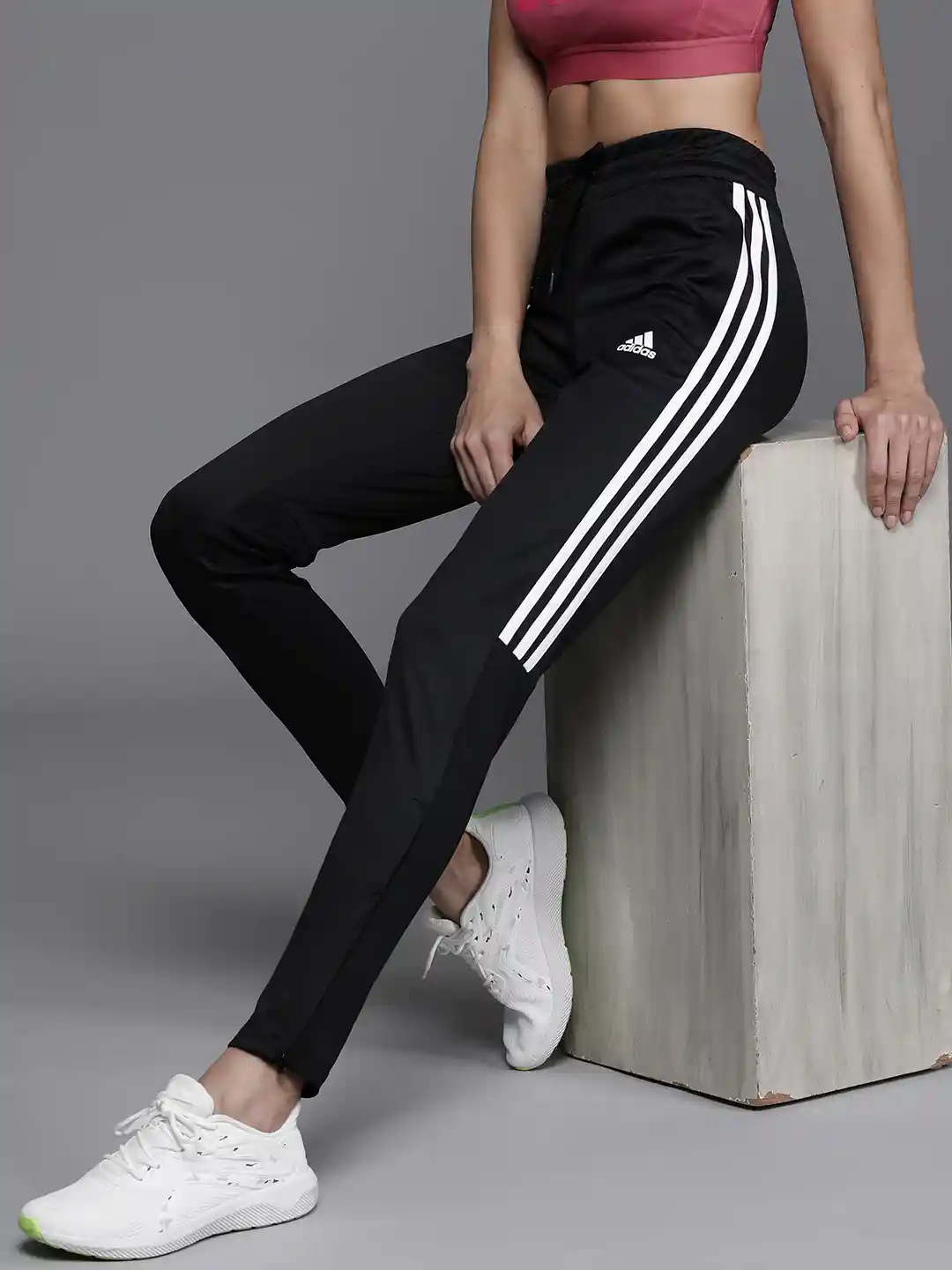 Buy ADIDAS Women Black Solid Slim Fit SERENO PT Track Pants