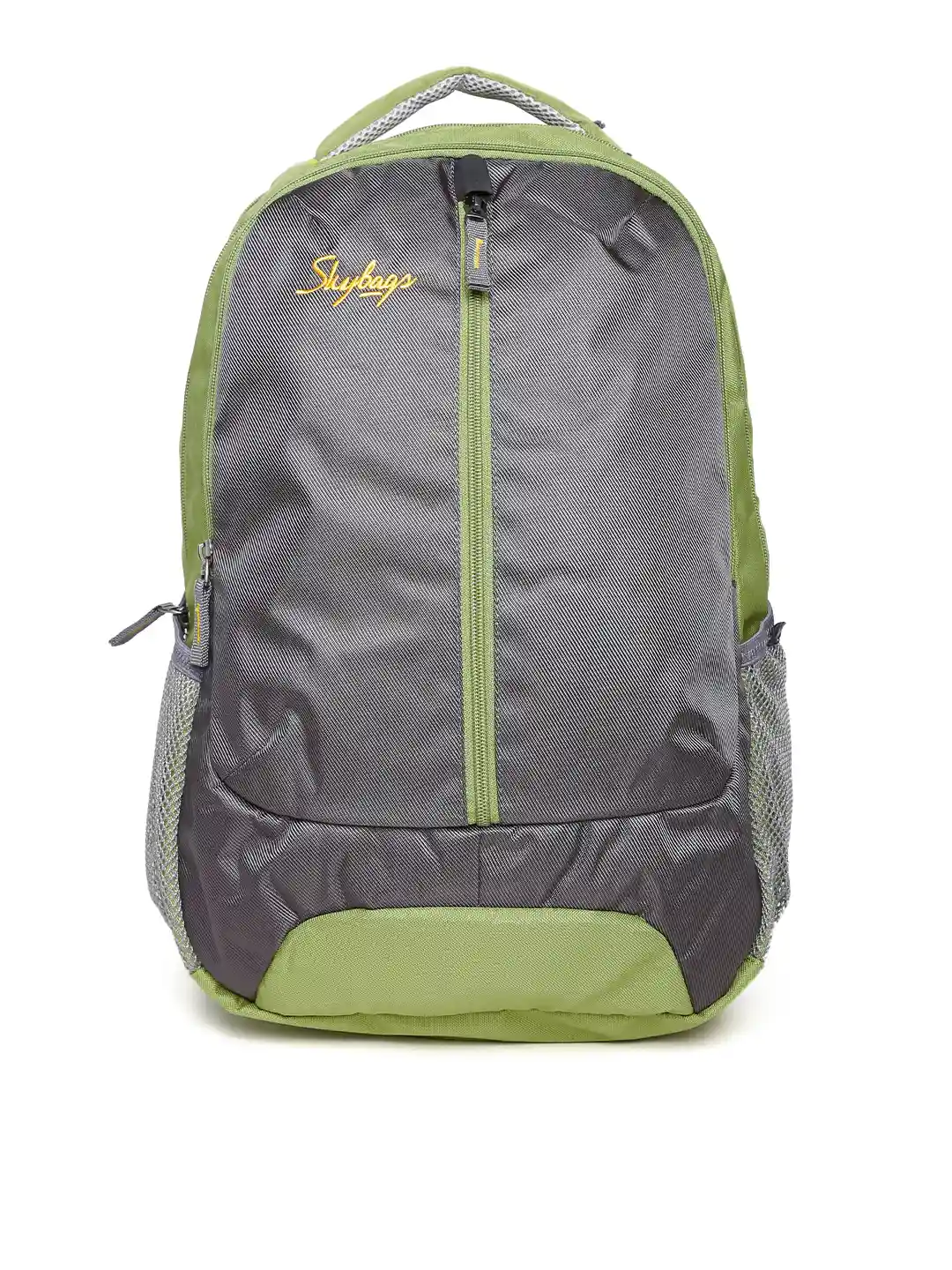 Buy Skybags Unisex Grey Green Flux 02 Laptop Backpack