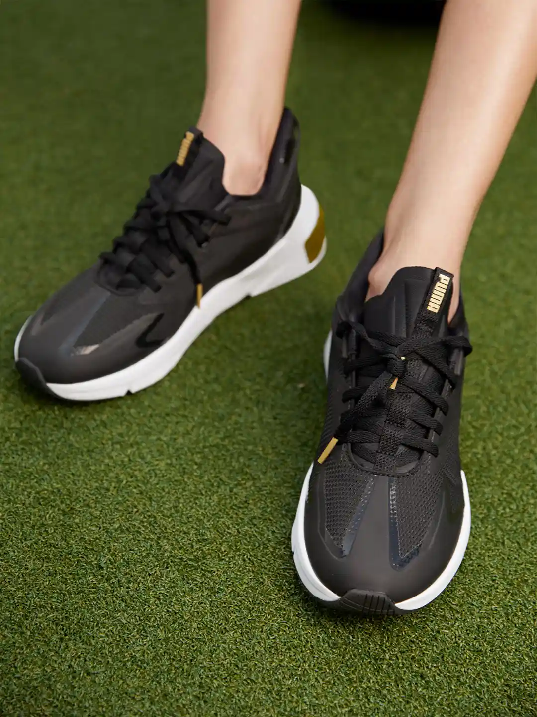 Athletic Shoes Puma Provoke Xt Black Puma Women Black Provoke XT FTR  Training Shoes