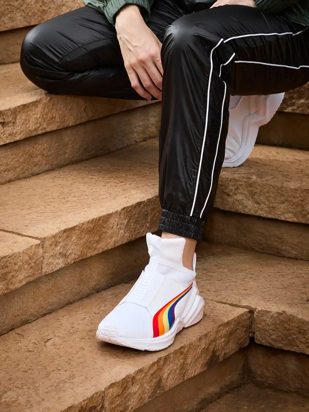 Puma Fierce Puma Sneakers For Ladies 2016 Puma Women White Fierce Pride  Mid-Top Training Shoes