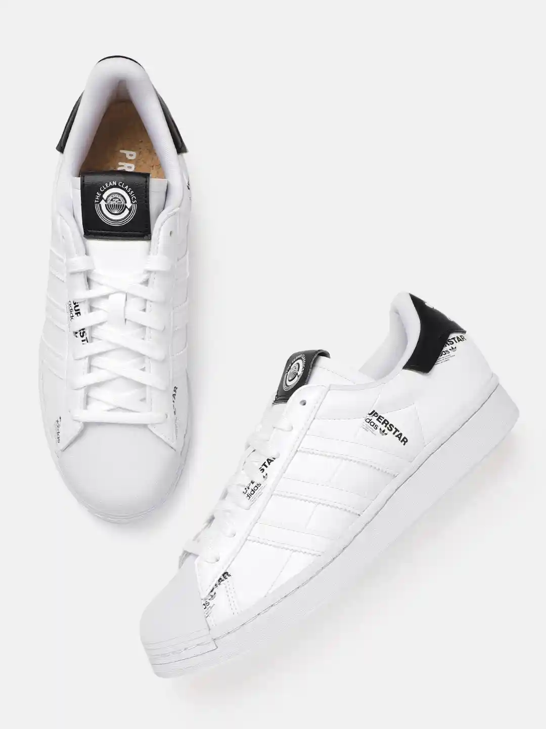 Buy ADIDAS Originals Men White Solid Superstar Sustainable
