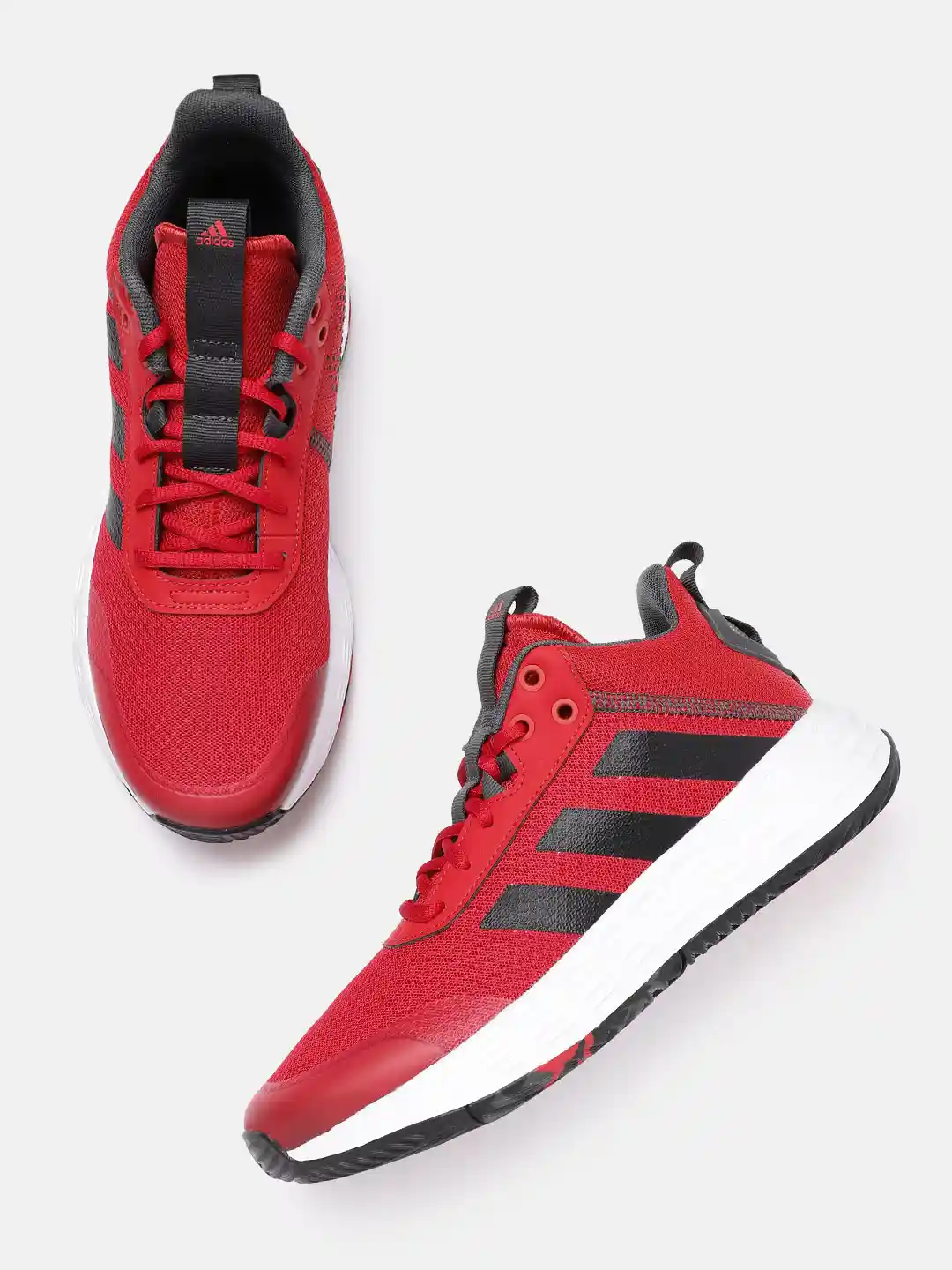 Buy ADIDAS Originals Men Red OwnTheGame Basketball Shoes