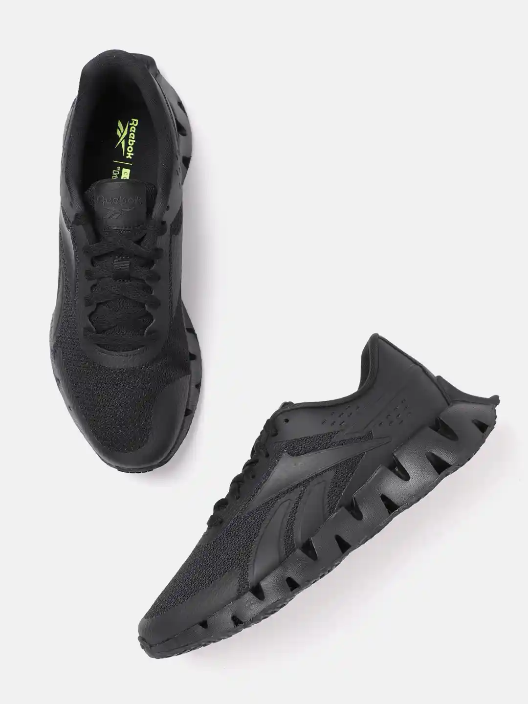 Buy Reebok Men Black Zig Dynamica Matte Running Shoes Sports