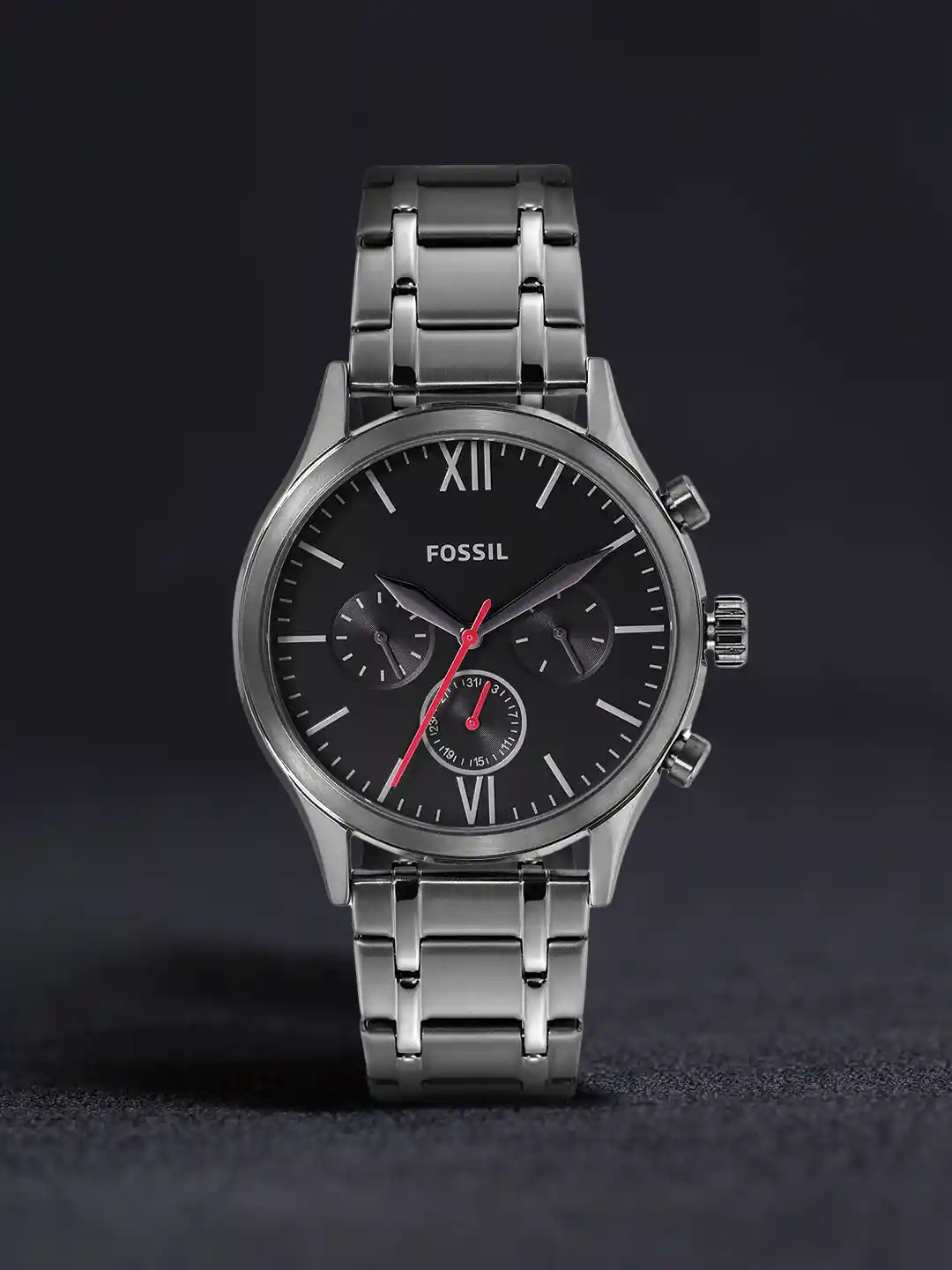 Fossil Fenmore Multifunction Fossil Men's Black Stainless