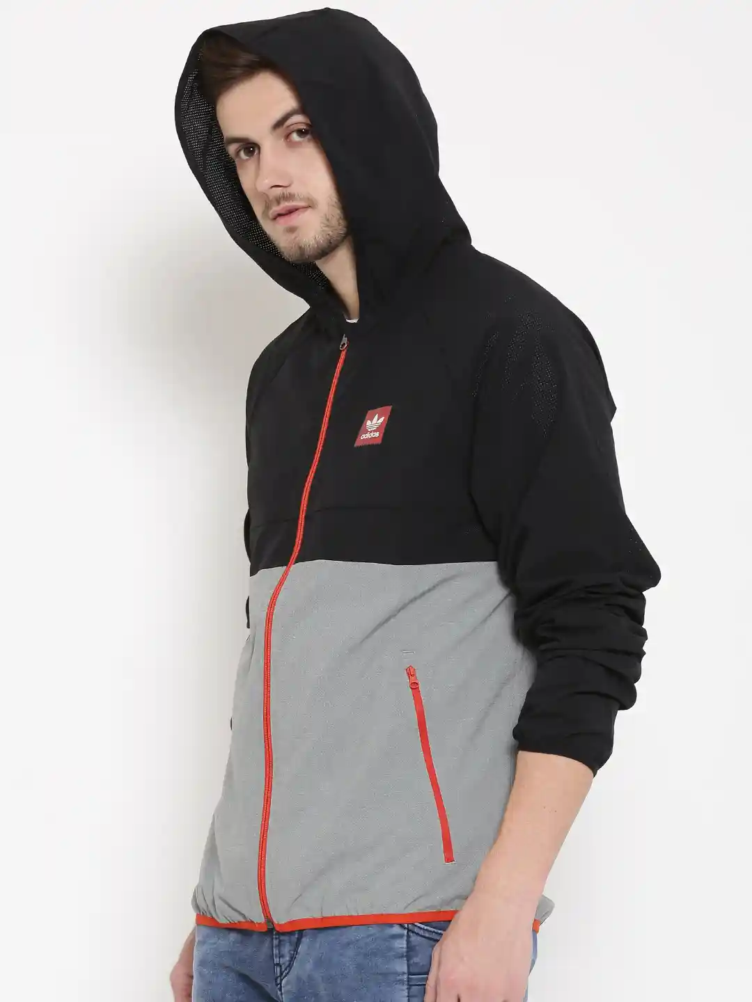 Buy ADIDAS Originals Black & Grey Aerotech Colourblocked