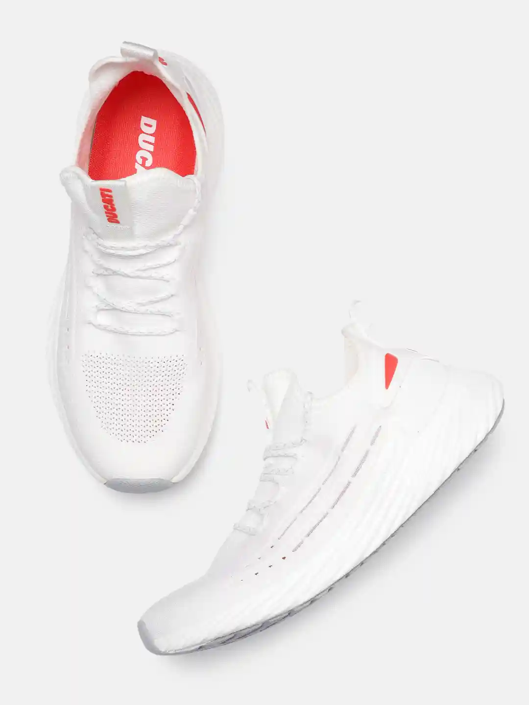 Buy Ducati Men White Mesh Running Shoes Sports Shoes for Men