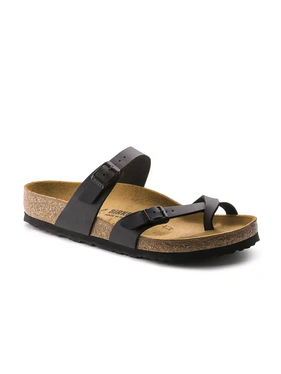 Birkenstock Mayari Black Narrow Width Birko-Flor Thong Sandals
