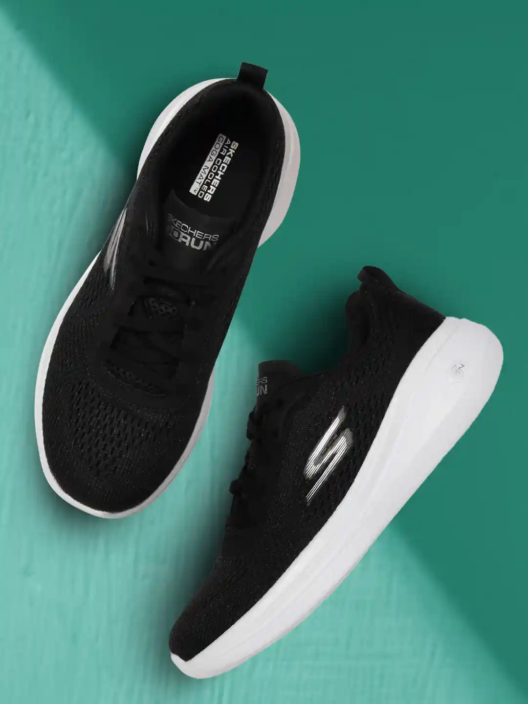 Buy Skechers Women Black GO RUN FAST-FLOAT Goga Mat Running Shoes