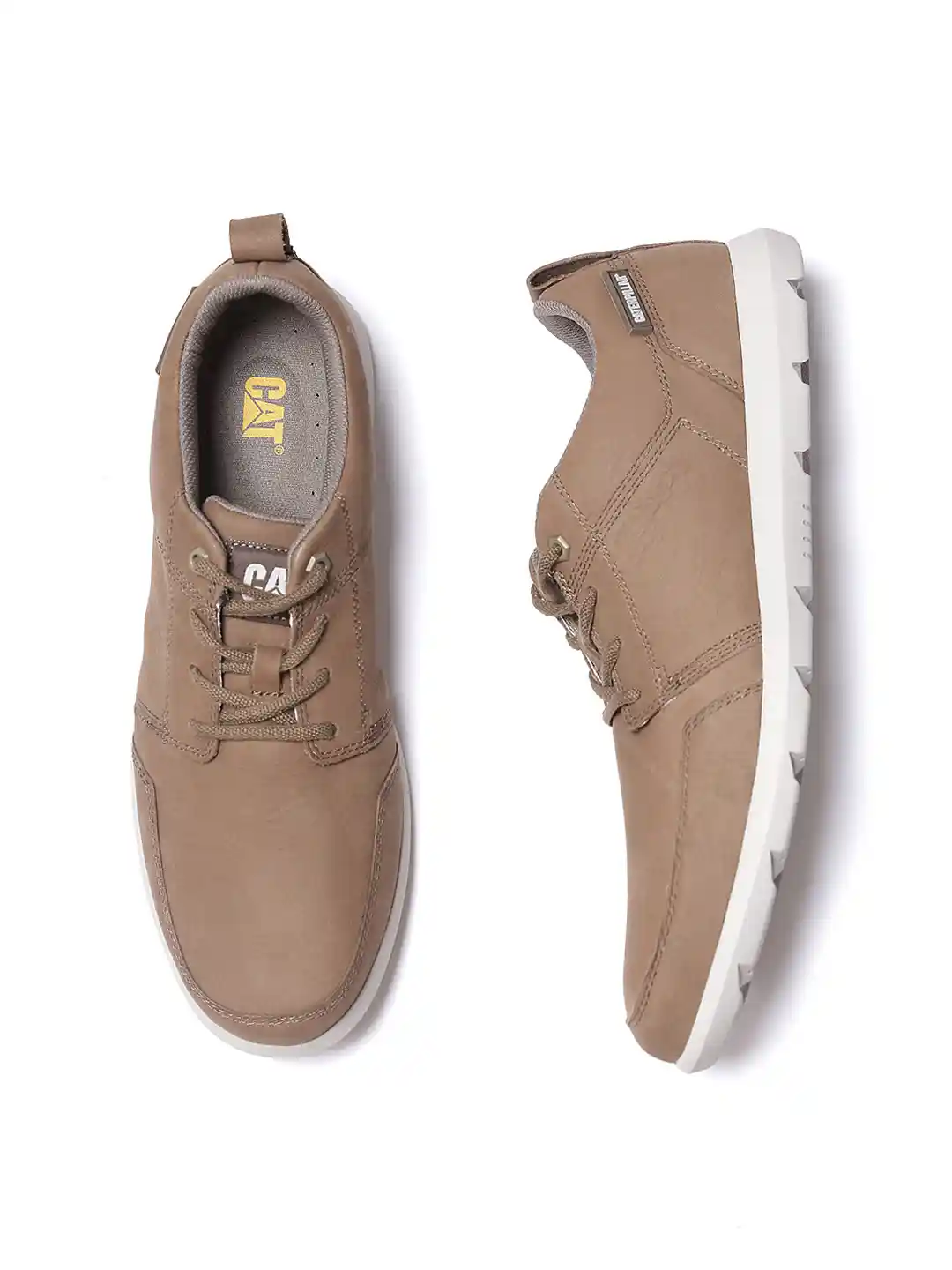 Buy CAT Men Brown Breck Leather Casual Shoes Casual Shoes for