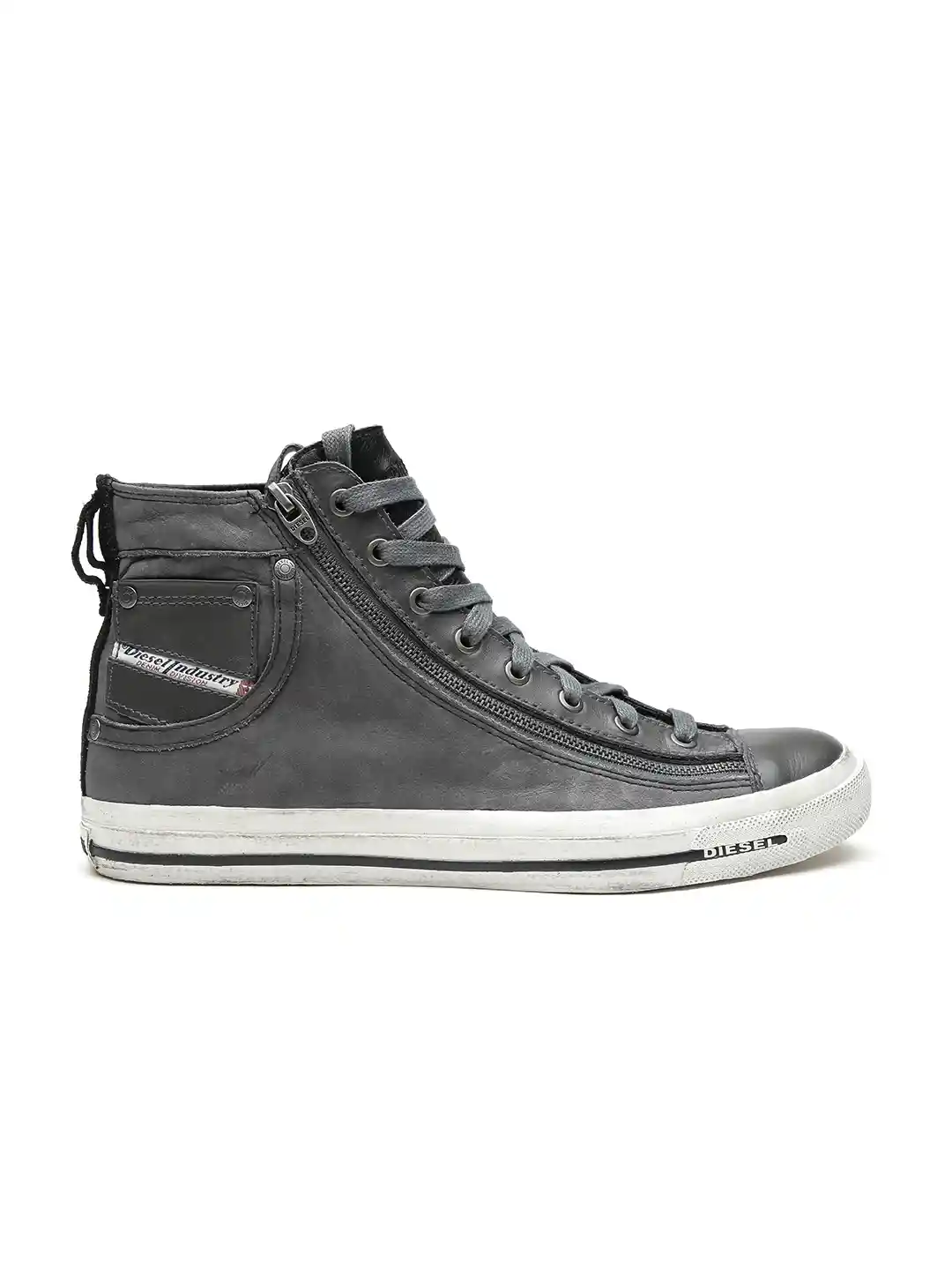 Leather Sneaker Diesel Shoes Mens High Top Sneakers Buy Diesel