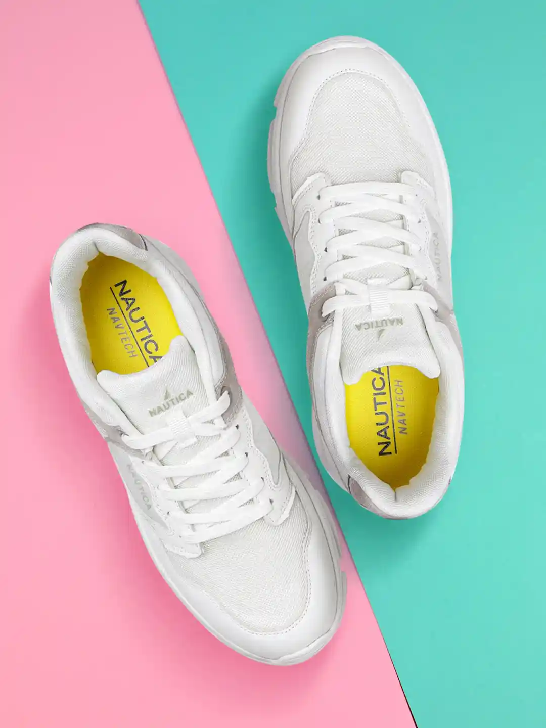 Buy Nautica Men White Solid Sneakers Casual Shoes for Men