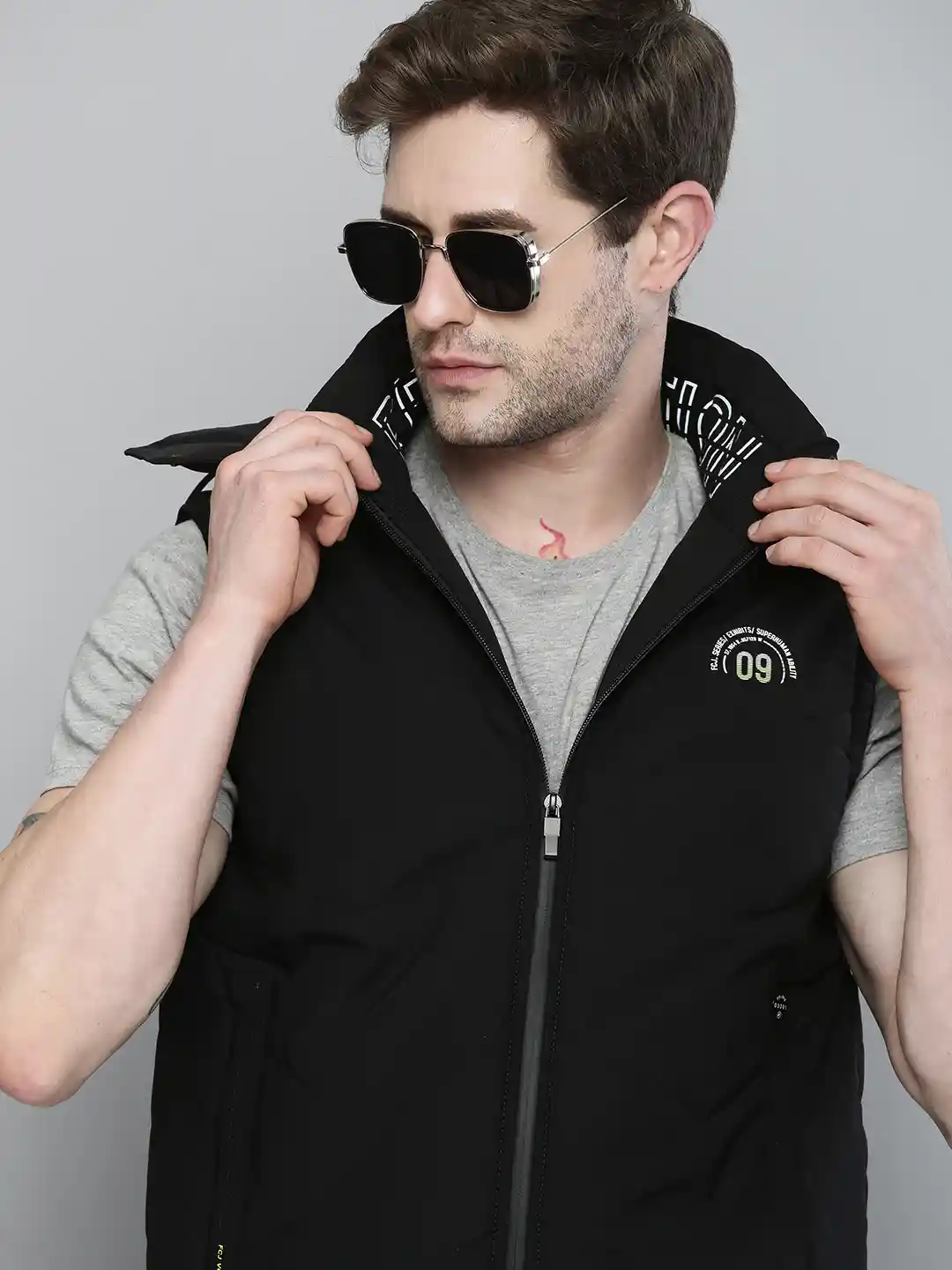 Buy Fort Collins Men Black Solid Hooded Bomber Jacket Jackets