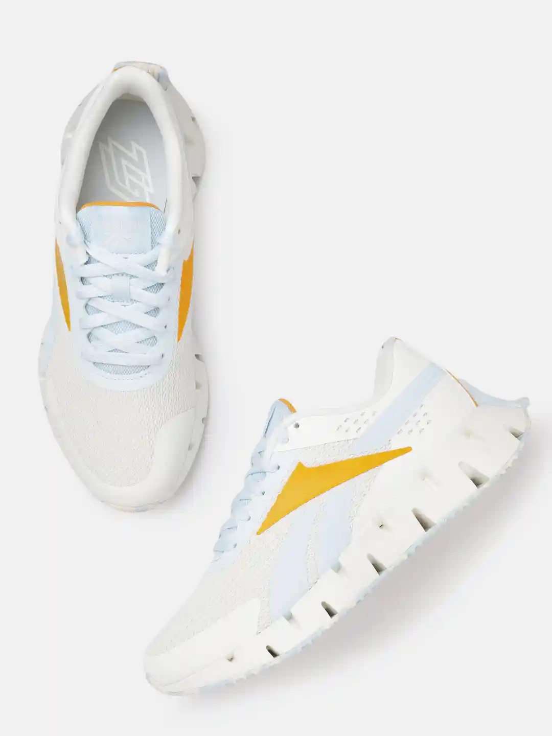 Buy Reebok Girls White Woven Design Zig Dynamica Grade School