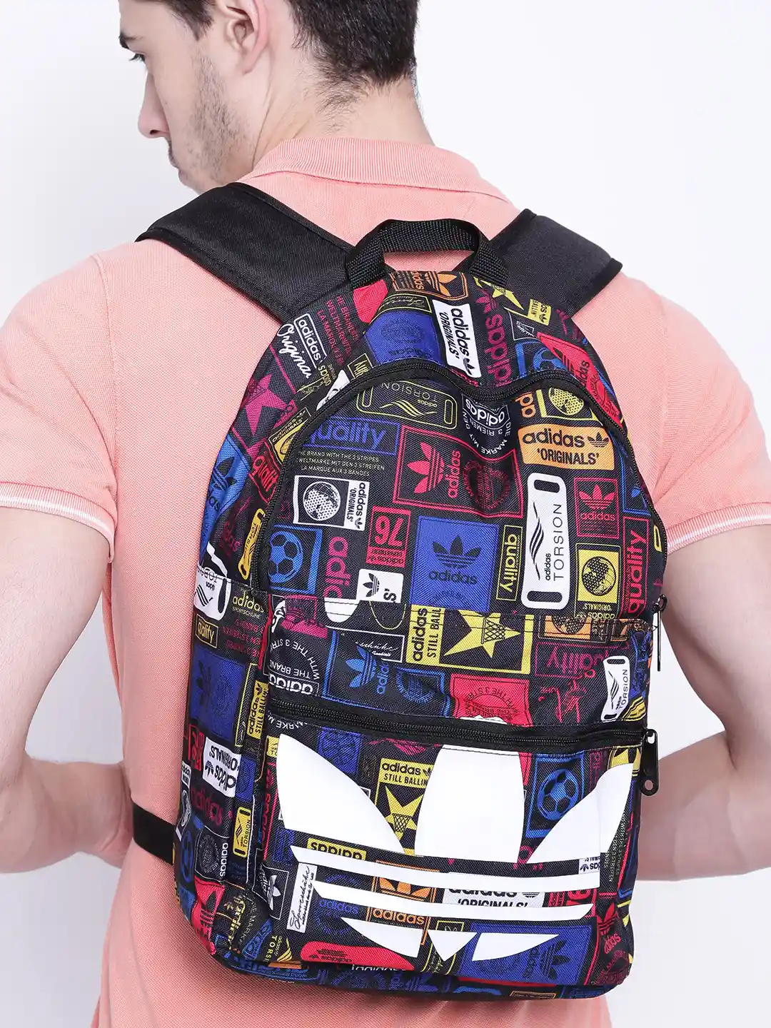 Buy ADIDAS Originals Unisex Multicoloured Class TREF Logo Print - Main Image