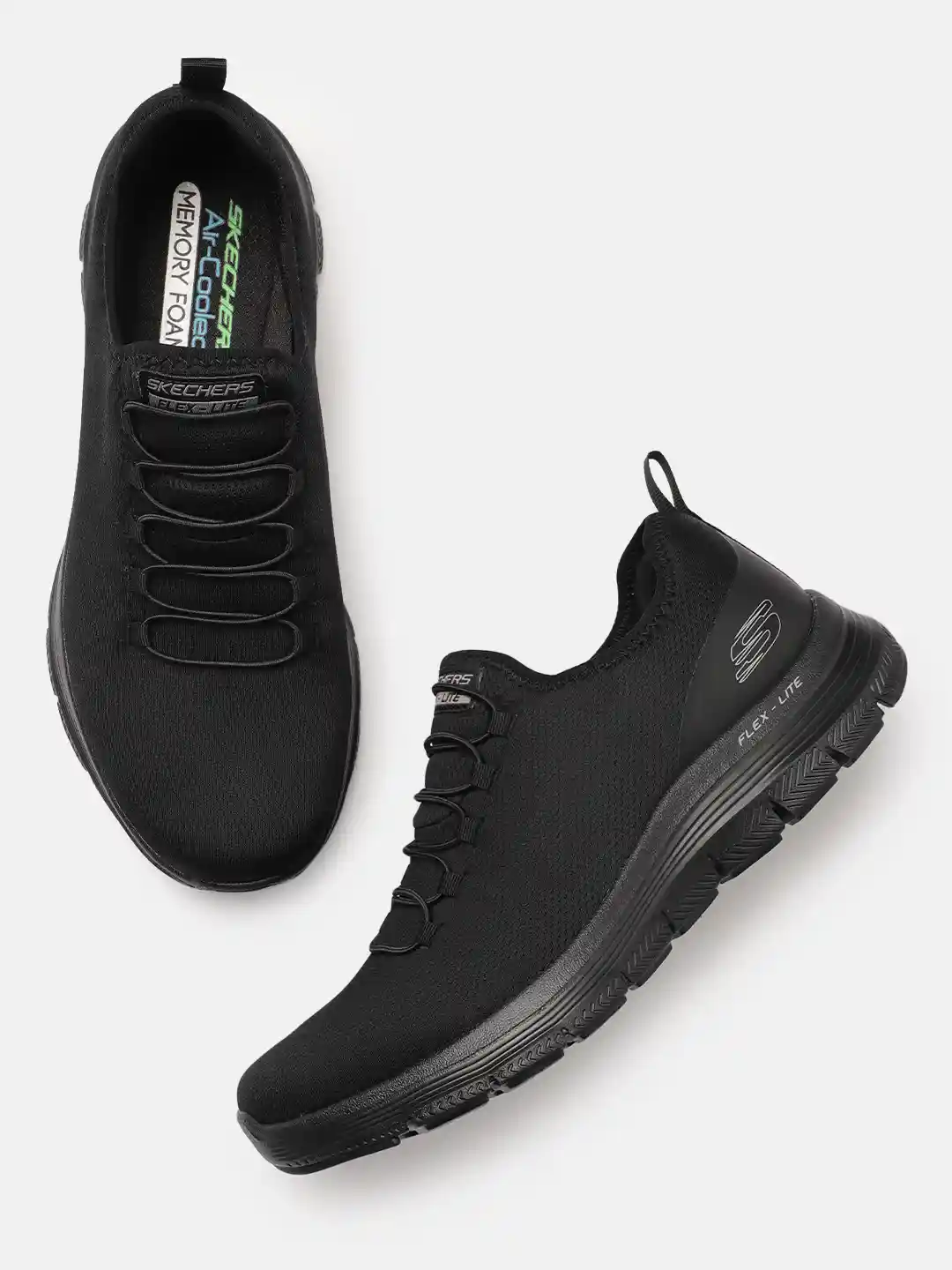 Skechers Flex Advantage Sketchers Mens Black Shoes Skechers Men