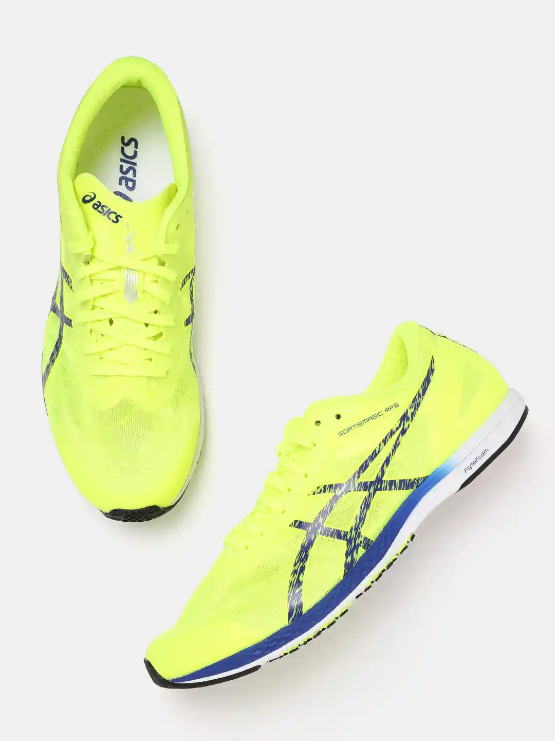 Buy ASICS Unisex Neon Green & Blue Sortiemagic RP 6