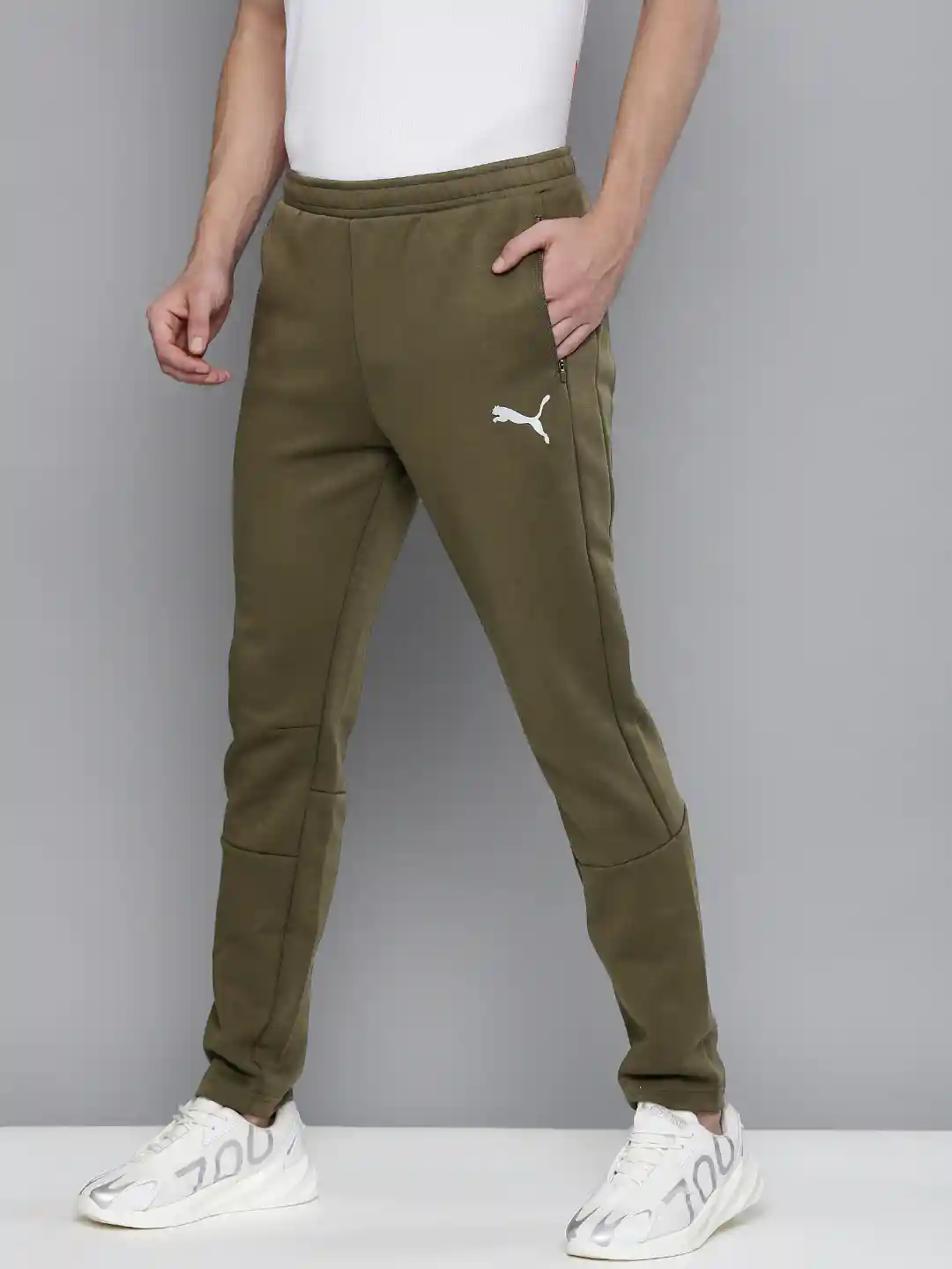 Buy EVOSTRIPE Knitted Men Slim Fit Track Pants - Track Pants for Men  15118598 | Myntra