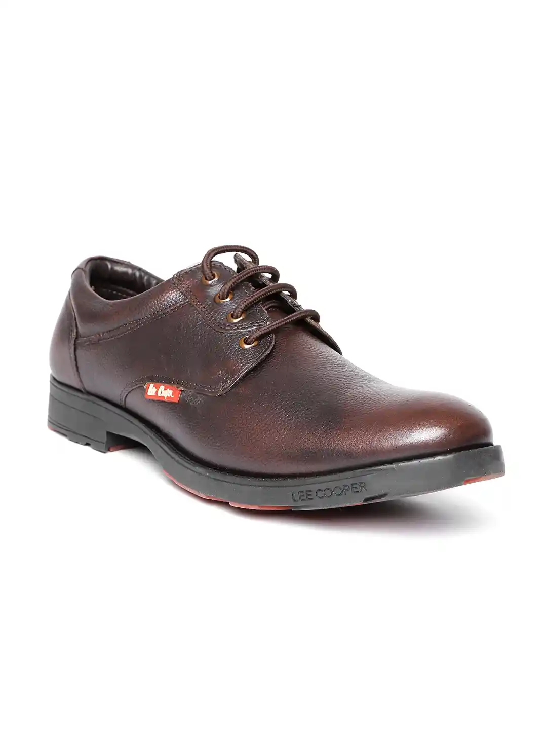 Buy Lee Cooper Men Brown Genuine Leather Semiformal Shoes Formal
