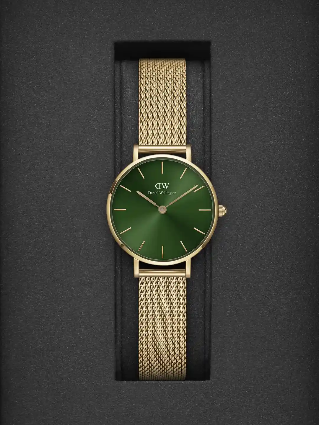 Buy Daniel Wellington Petite Emerald 28mm G Green Women Watch