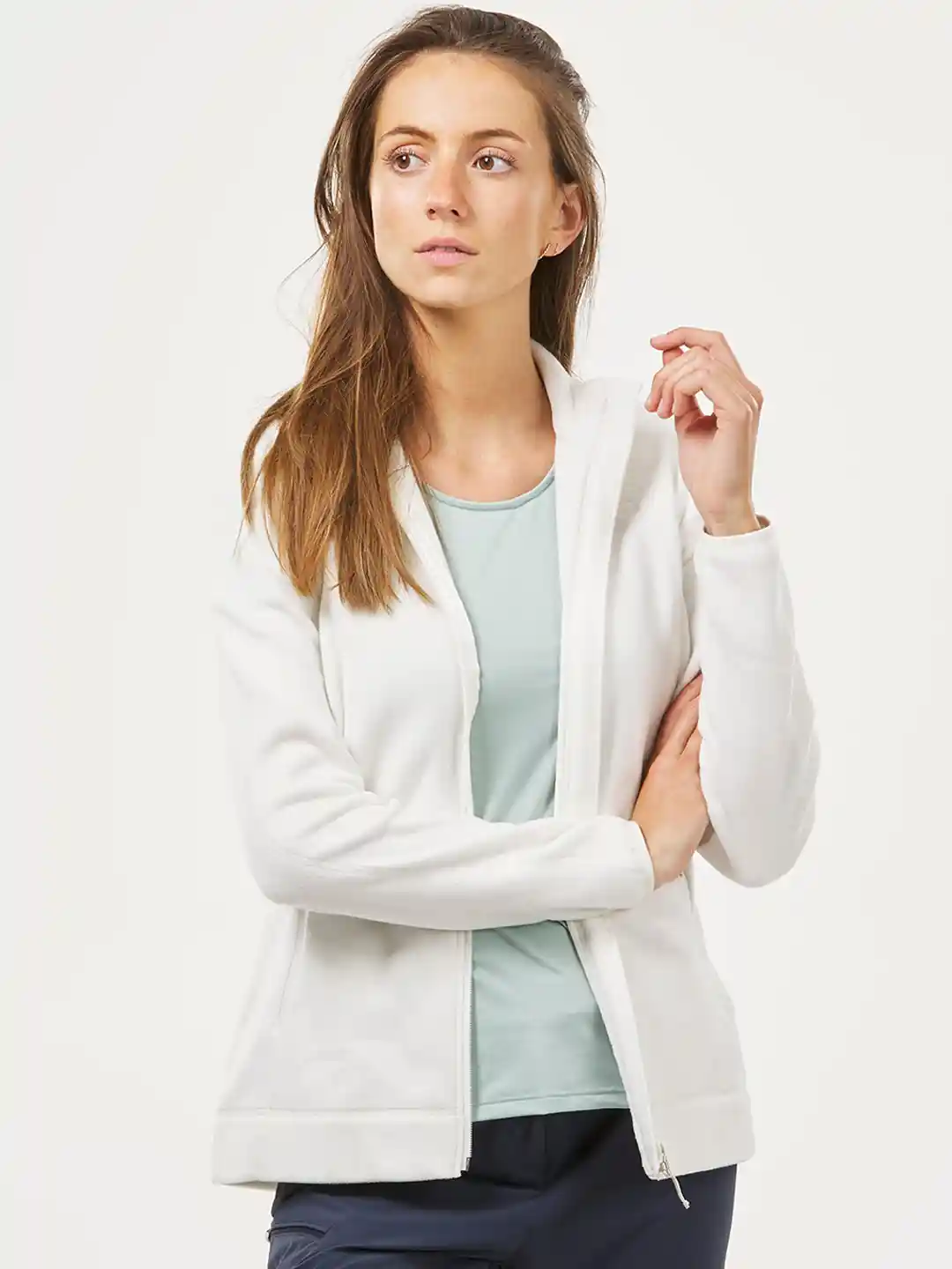 Buy Decathlon QUECHUA Women Full-Zip Fleece Sweater Jacket