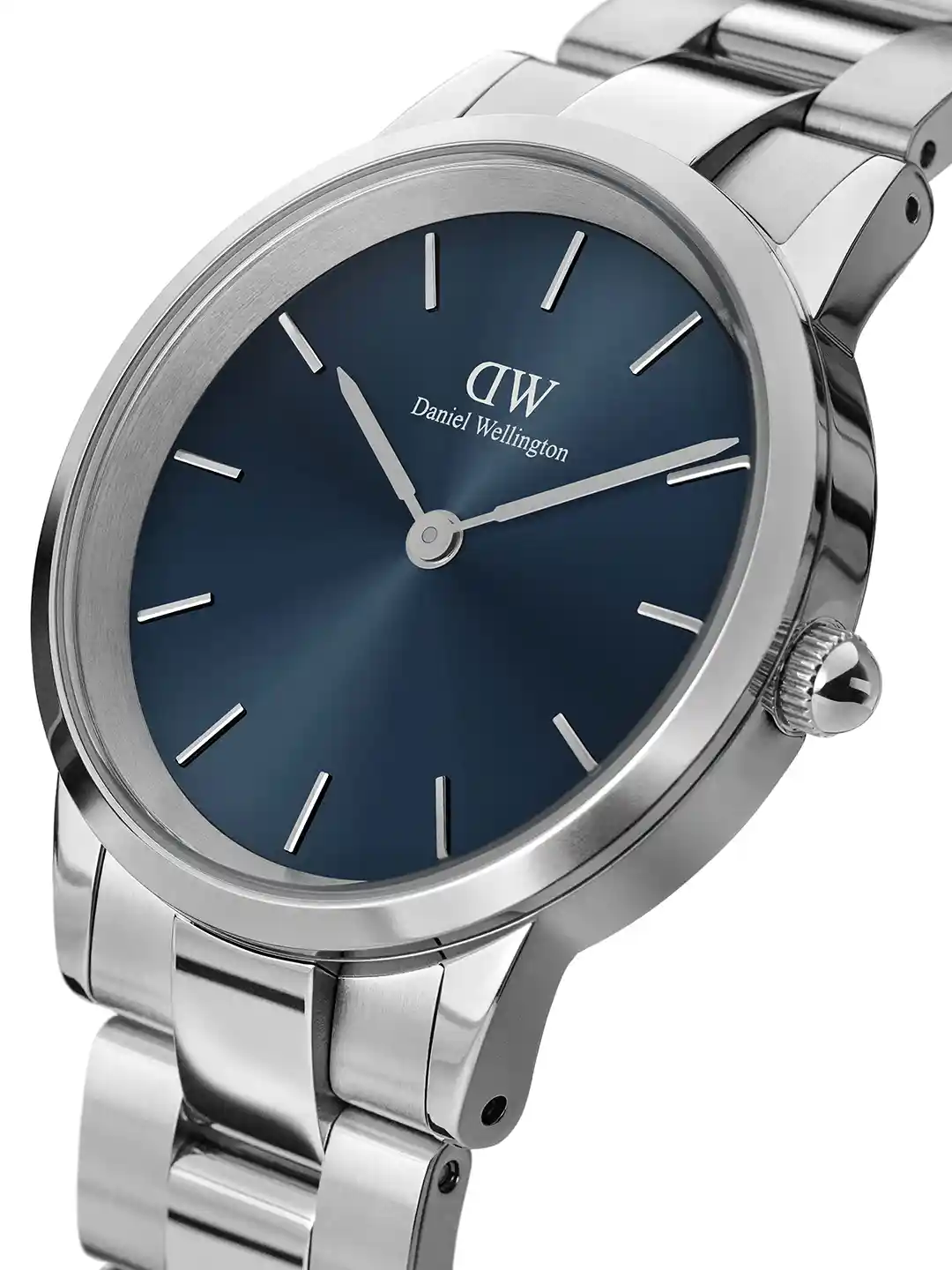 Buy Daniel Wellington Iconic Link Artic Men Dial Blue 40mm Round