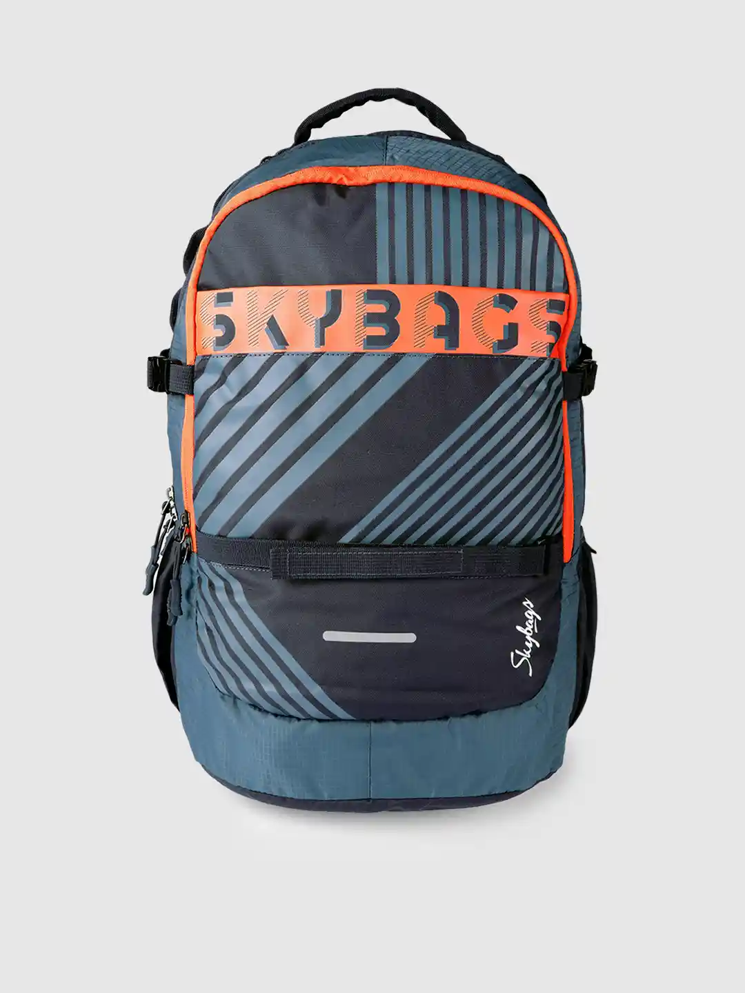 Buy Skybags Unisex Blue Black STRIDER PLUS 03 Laptop Backpack