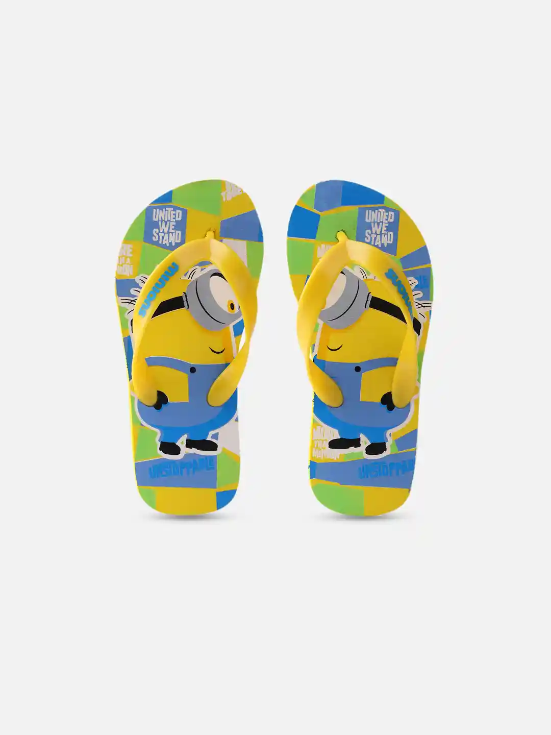 Buy Kids Ville Boys Yellow Minions Printed Room Slippers Flip