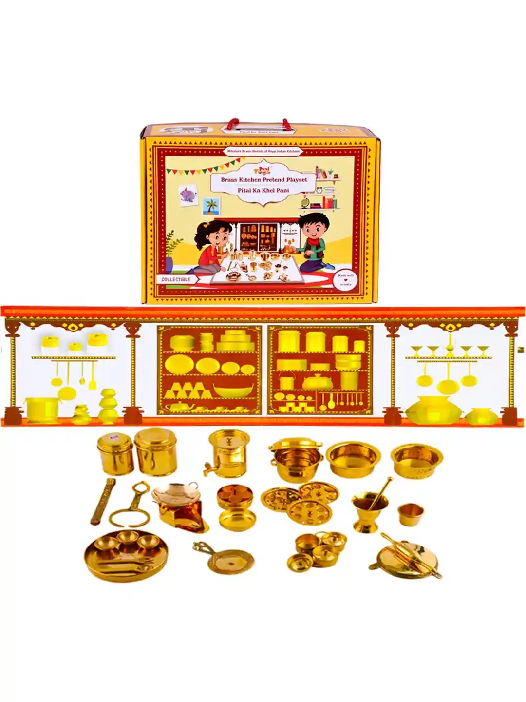 Kitchen Playset Brass Kitchen Set For Girl Brass Big Real Cooking