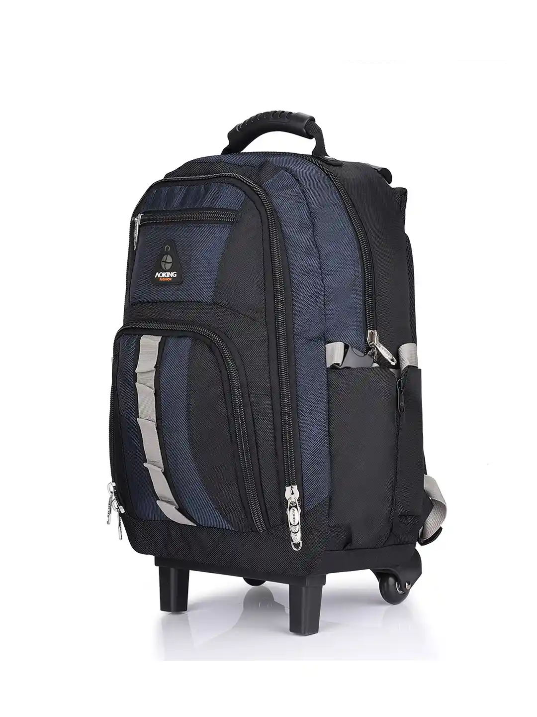 Black Aoking Backpack Trolley Travel Bag Aoking Black Navy Blue