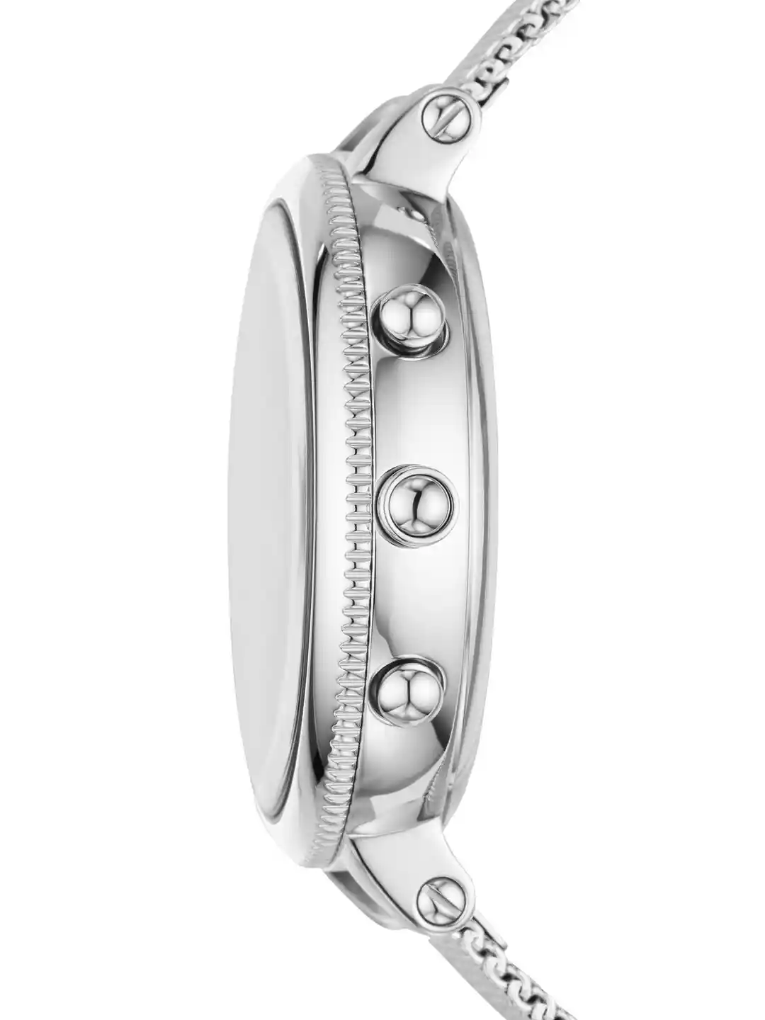 Buy Fossil Women Silver Monroe Hybrid HR Smartwatch FTW7040