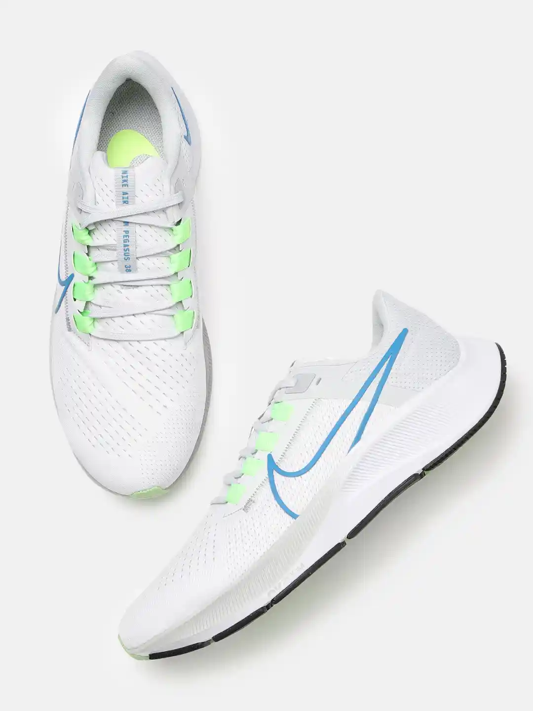 Buy Nike Men White Air Zoom Pegasus 38 Running Shoes Sports