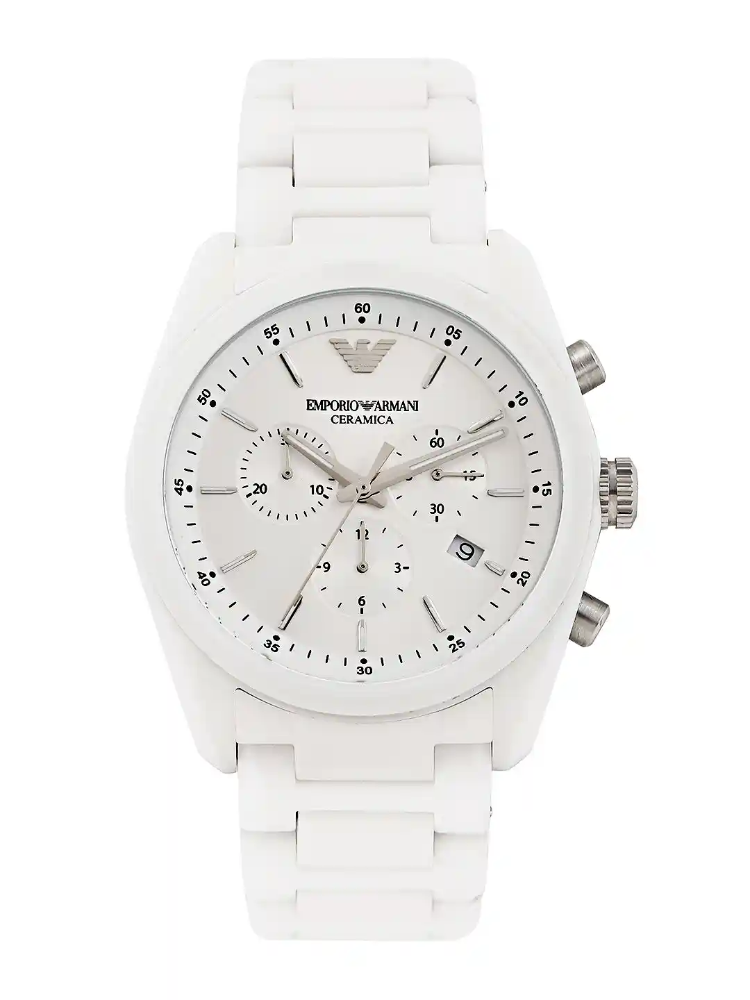 Buy Emporio Armani Men White Chronograph Watch AR1493 Watches
